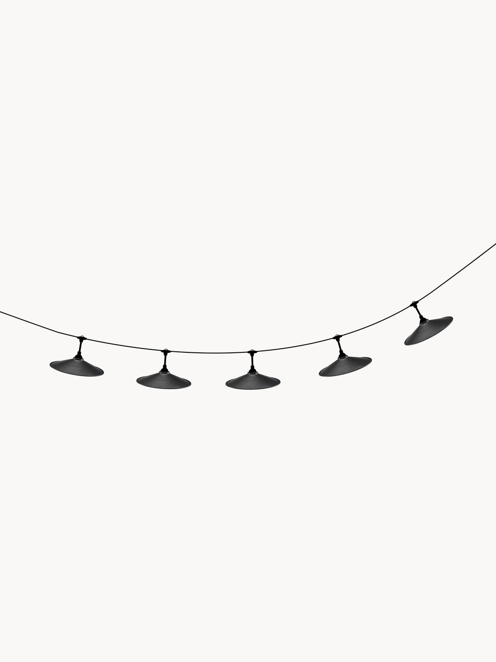 Guirlande lumineuse LED d'intérieur/extérieur, 500 cm - Noir