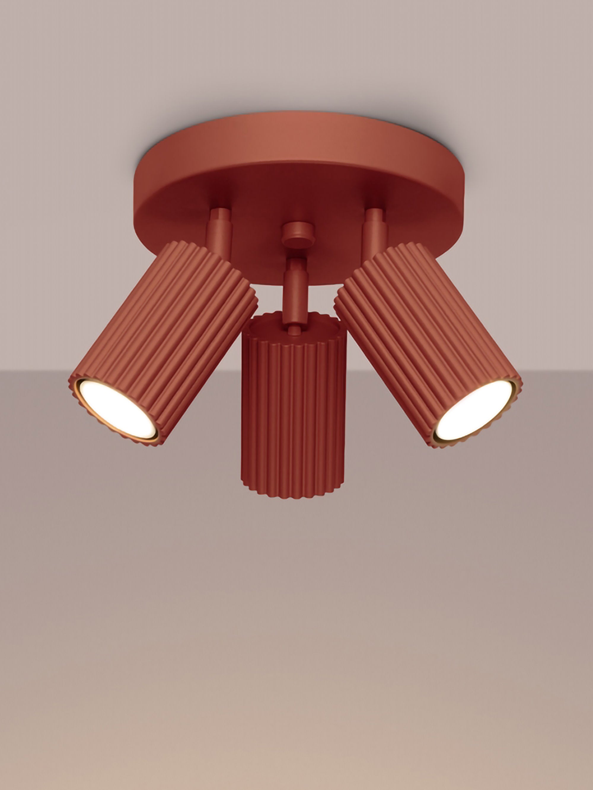 Plafonnier LED Jolef - Terracotta