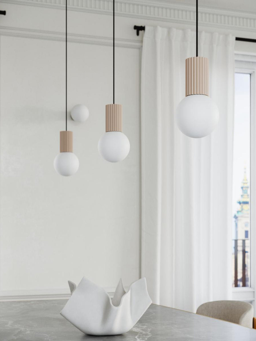 Suspension Draco - Taupe