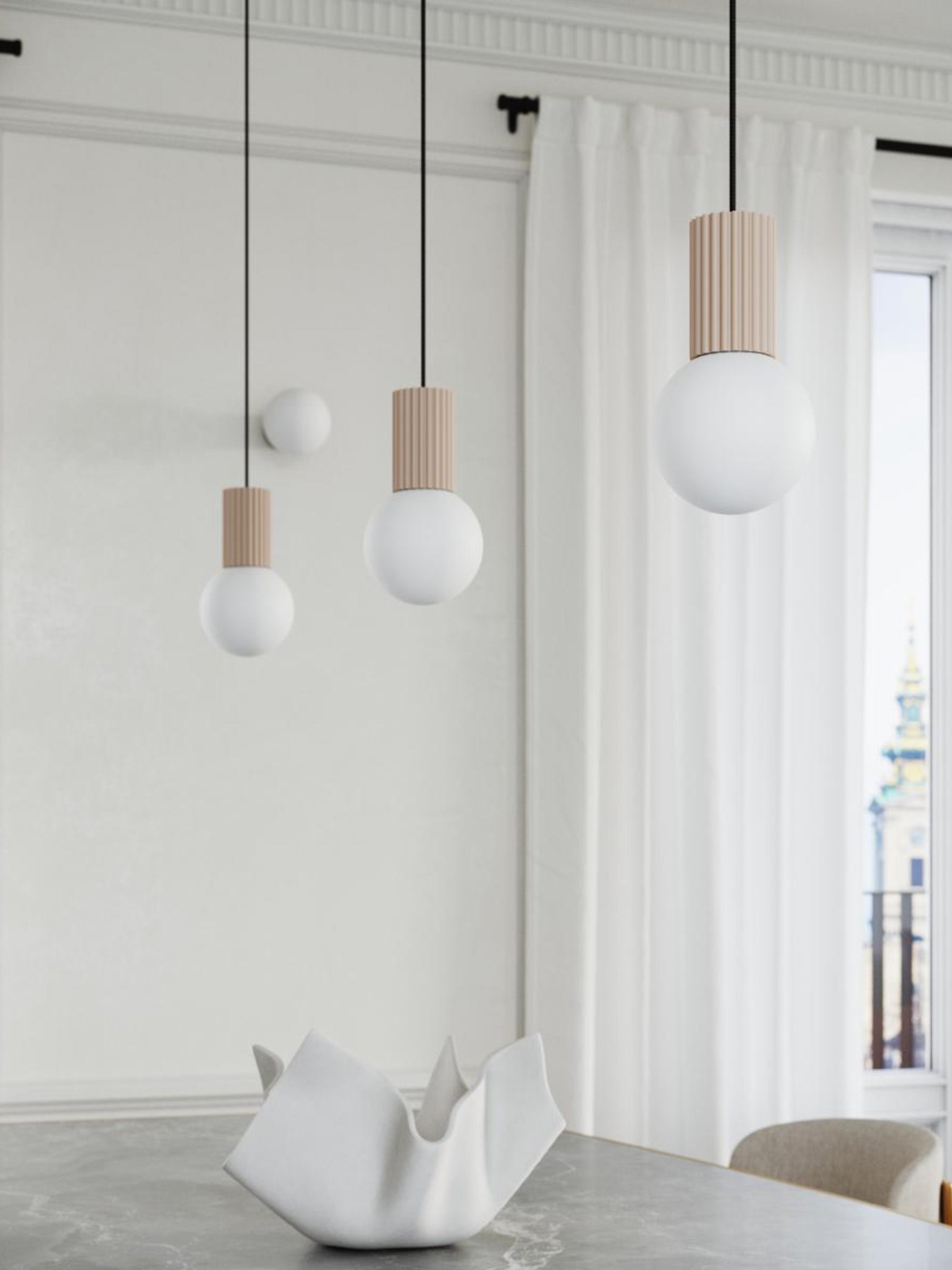 Suspension Draco - Taupe