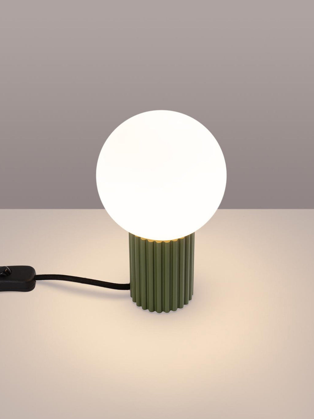 Lampe à poser Draco - Vert olive