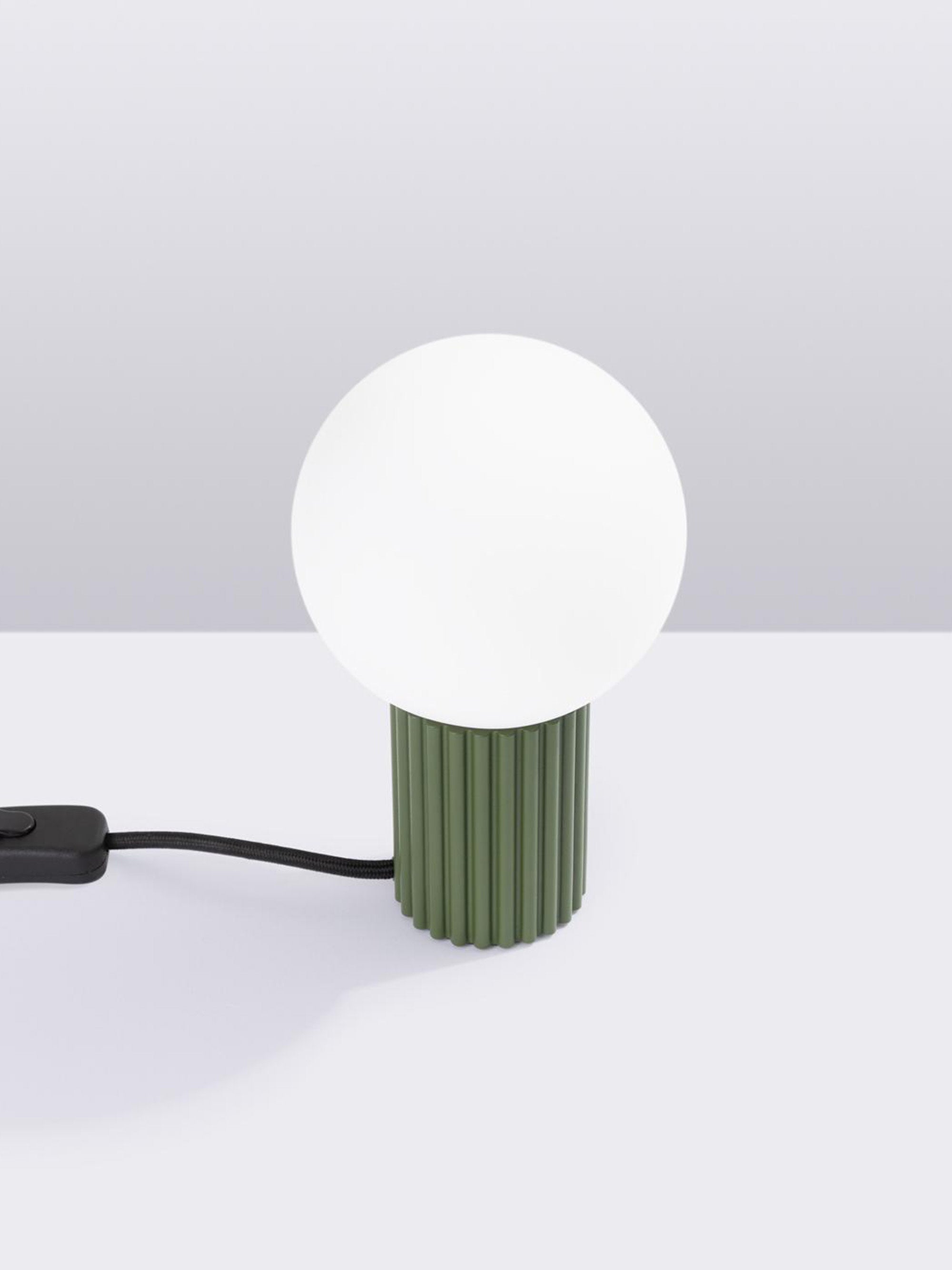 Lampe à poser Draco - Vert olive