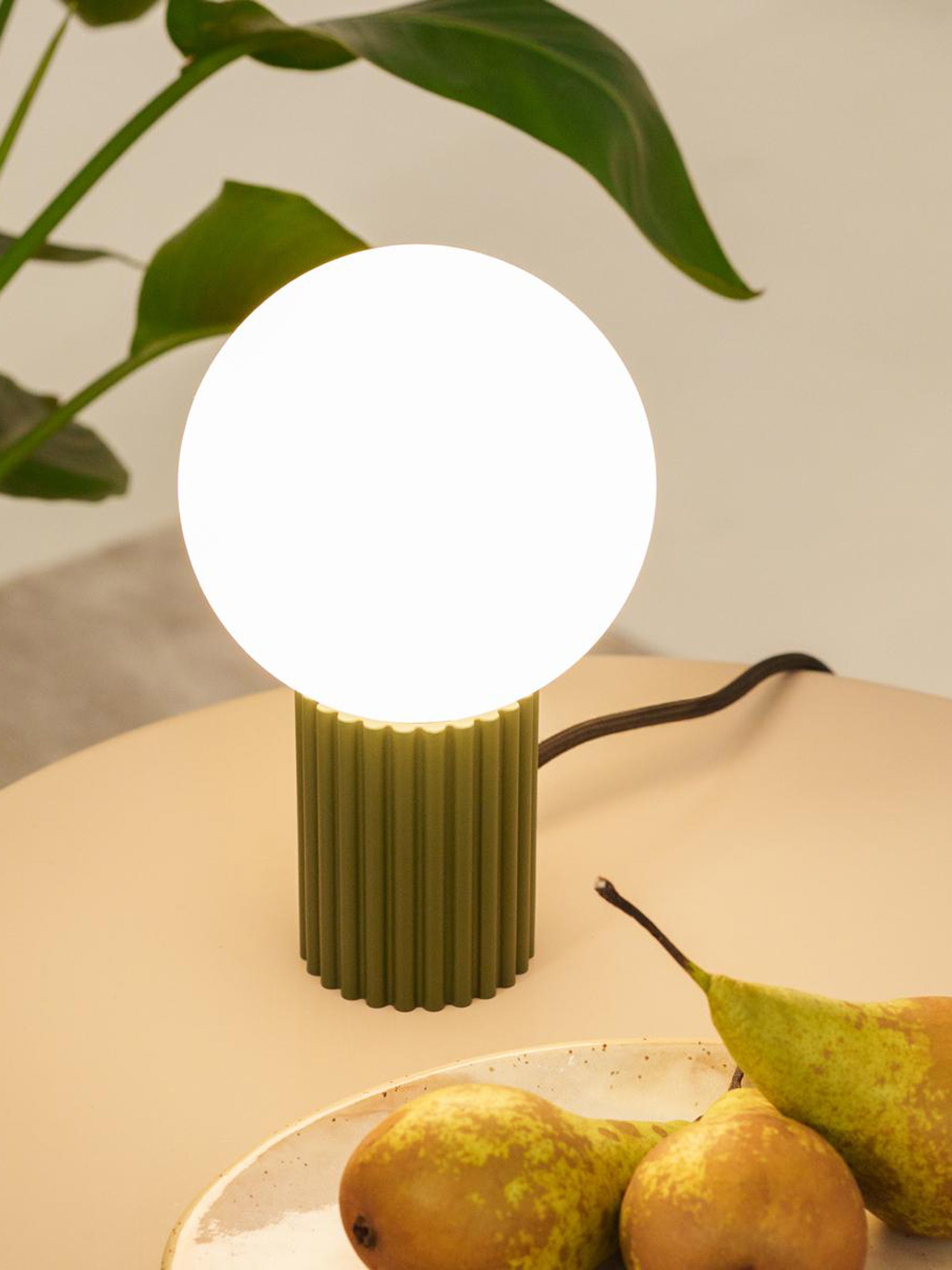 Lampe à poser Draco - Vert olive