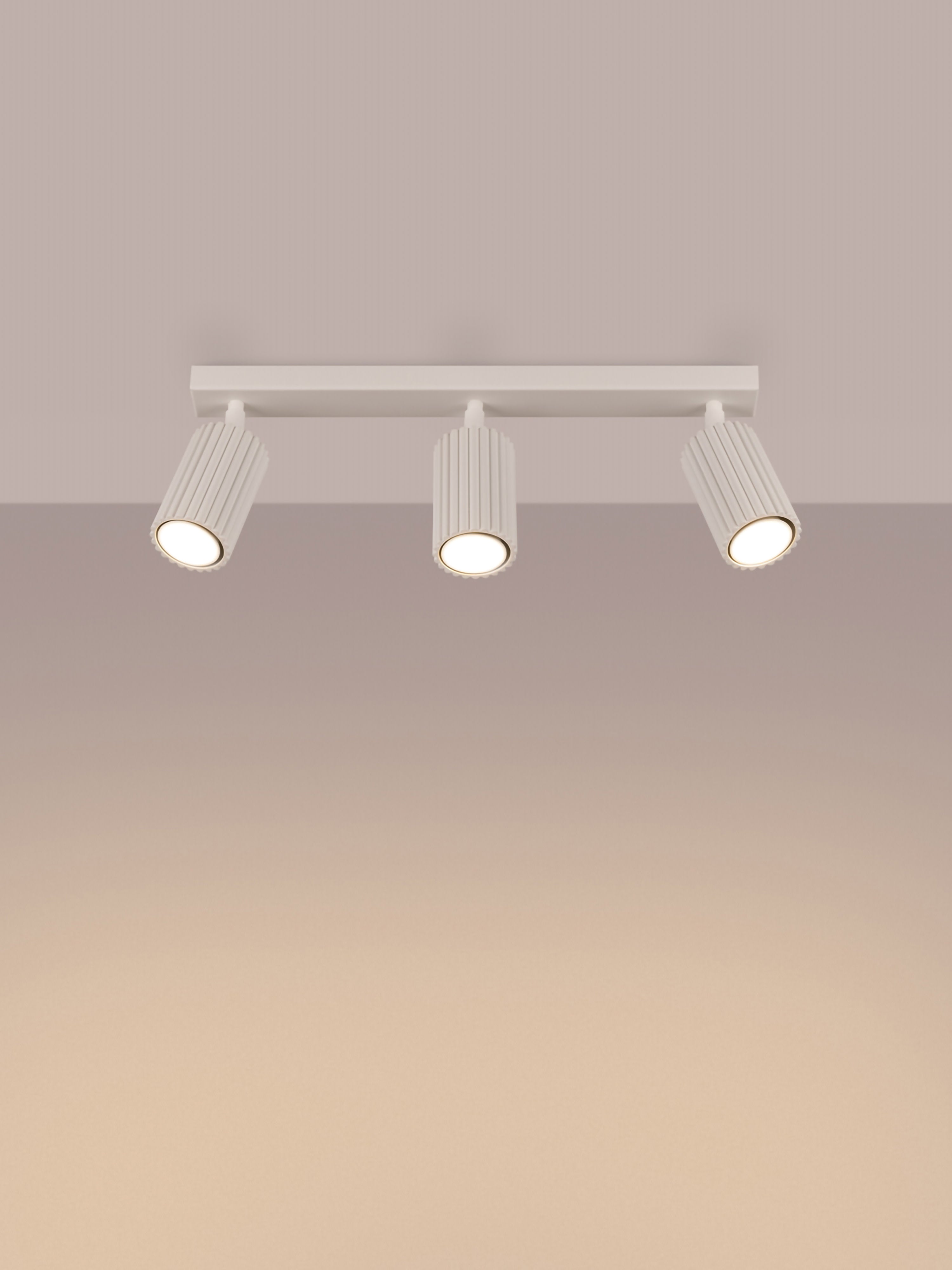 Plafonnier LED Jolef - Blanc cassé