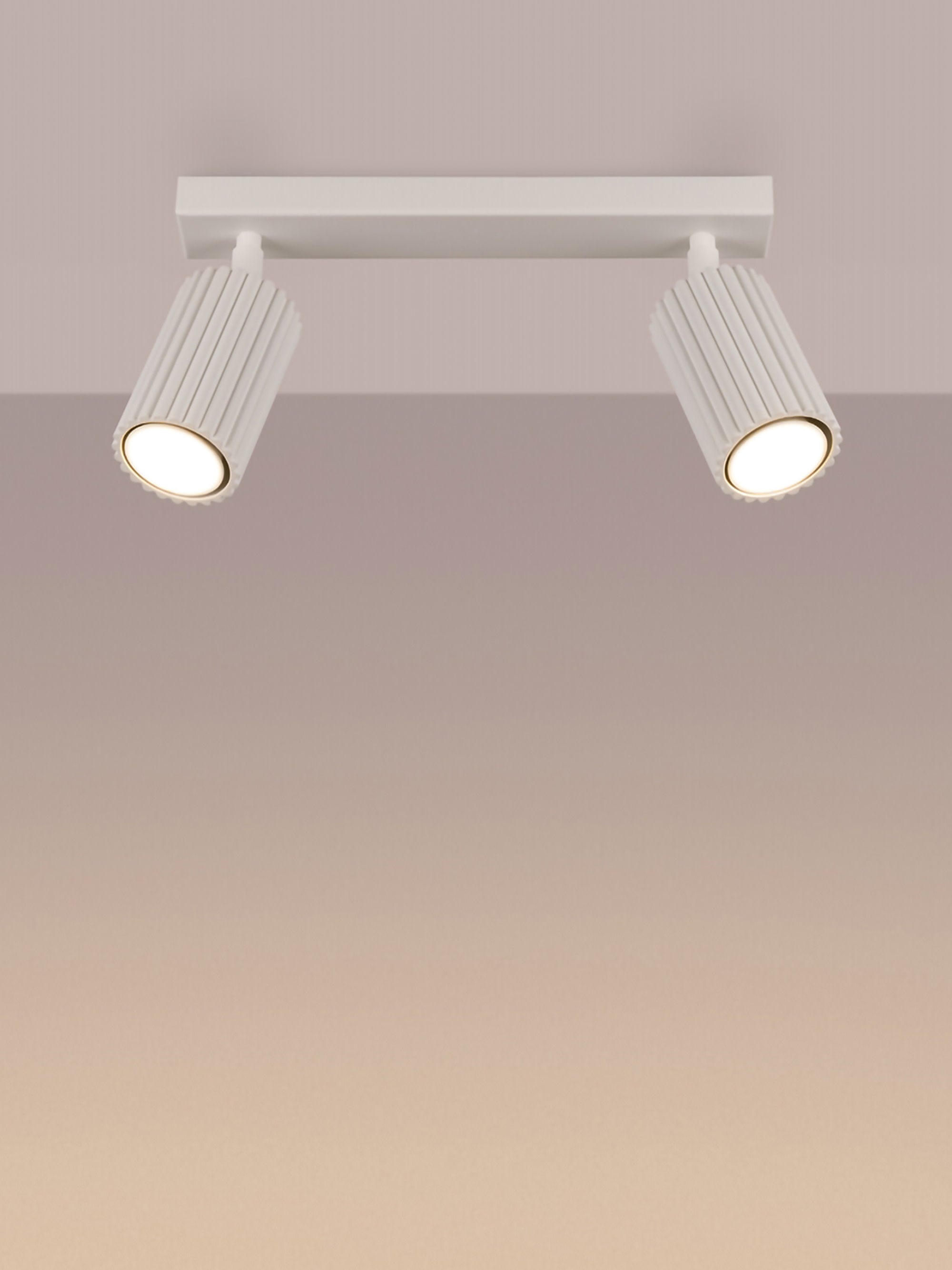 Spot plafond Jolef - Blanc cassé