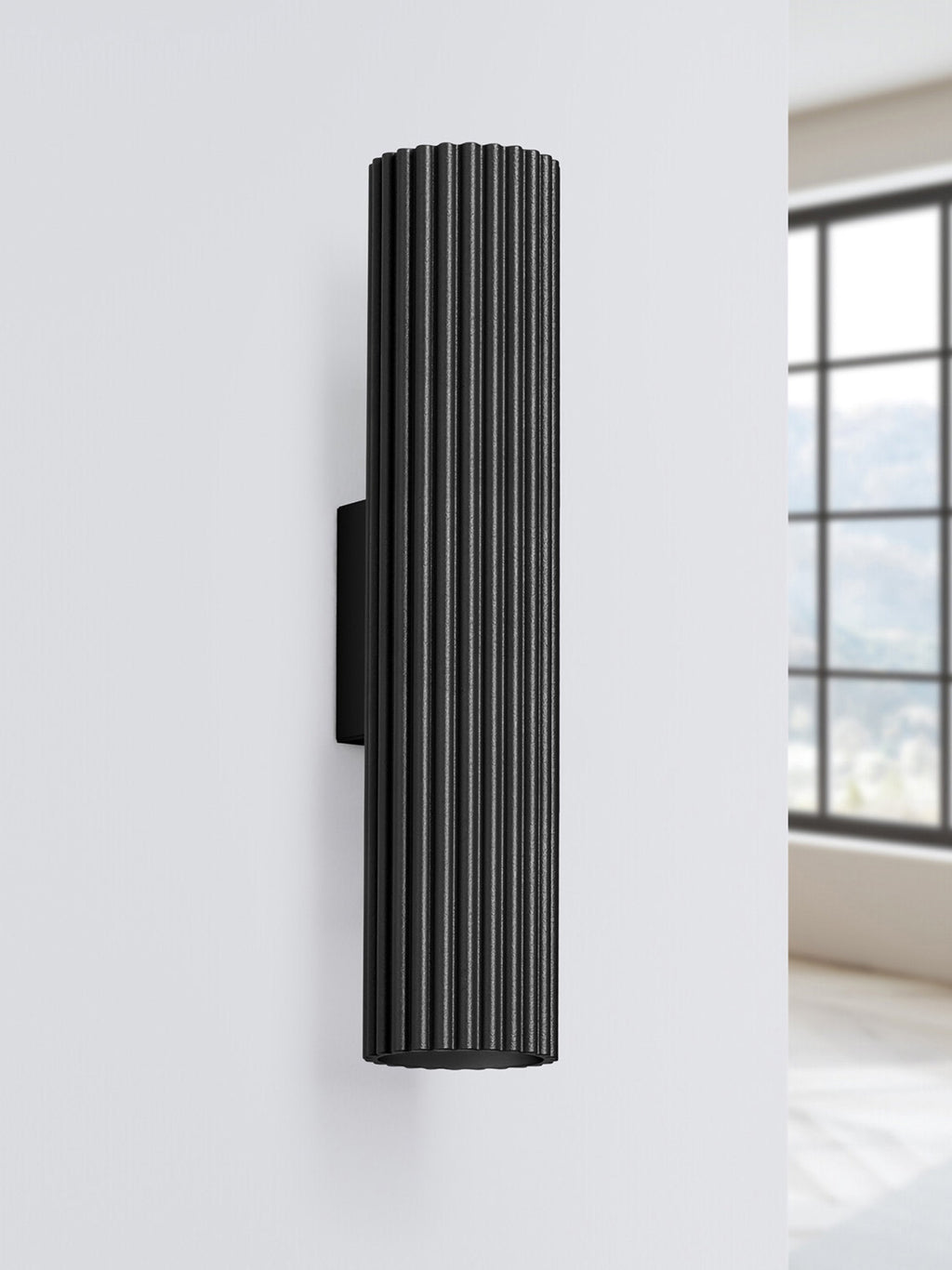 Applique murale Up & Hart - Noir