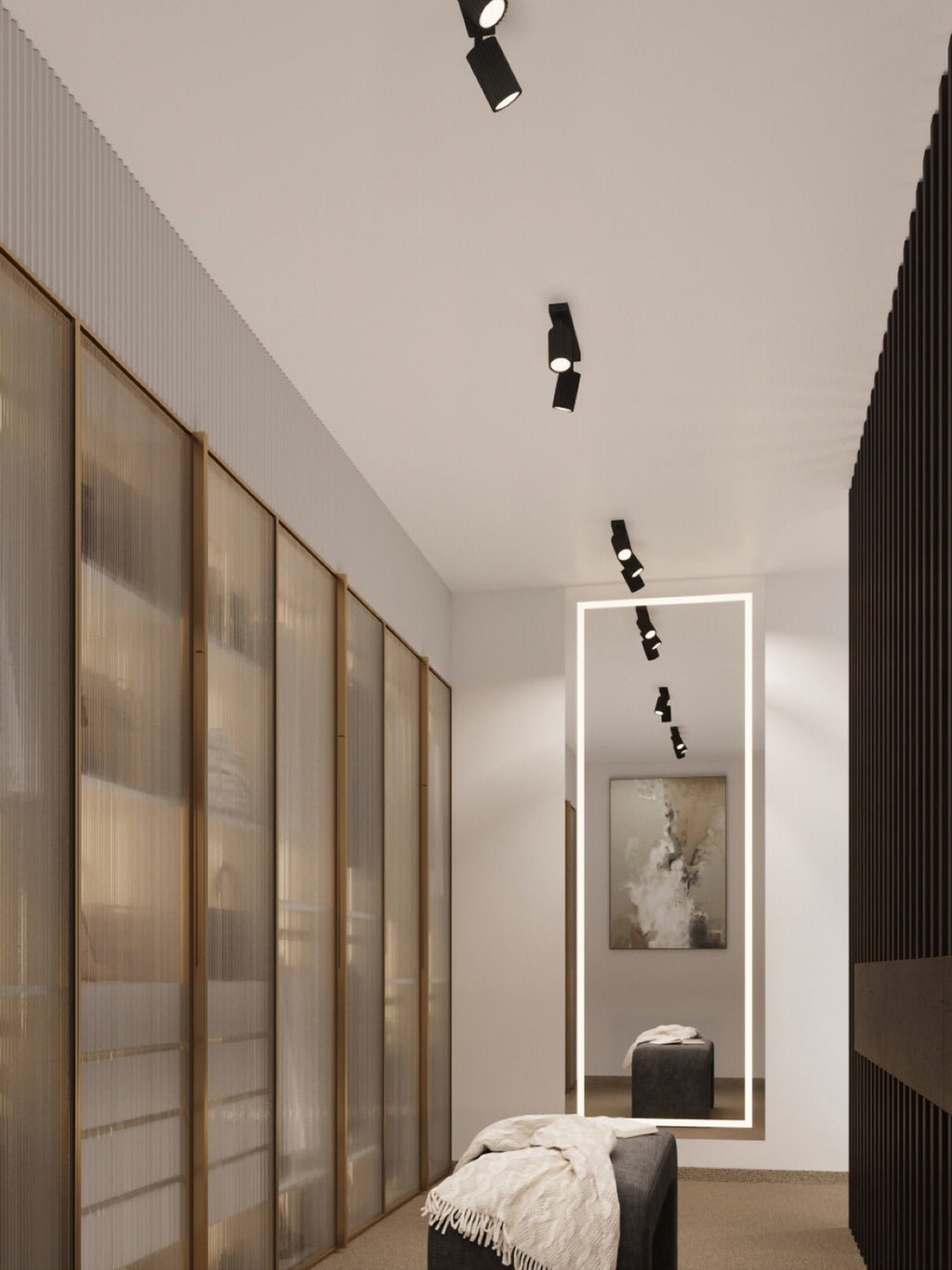 Spot plafond Jolef - Noir