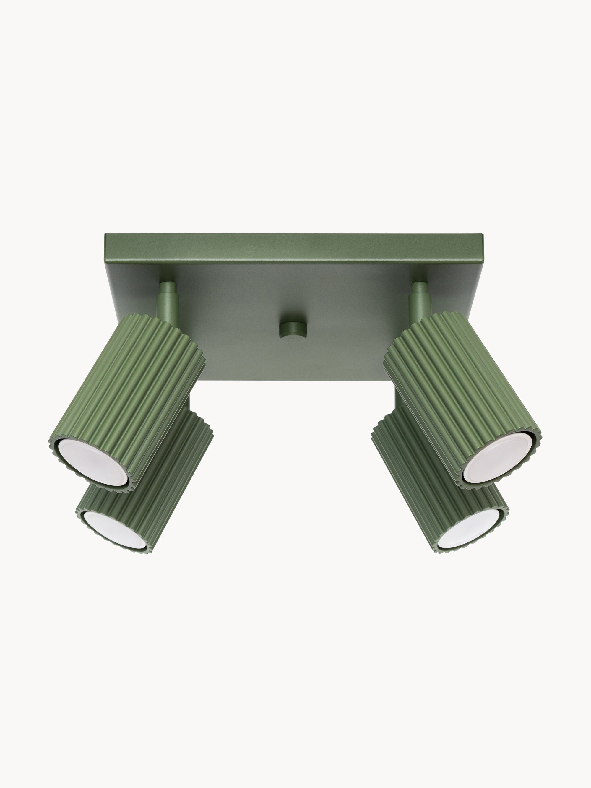 Petit spot plafond Jolef - Vert olive