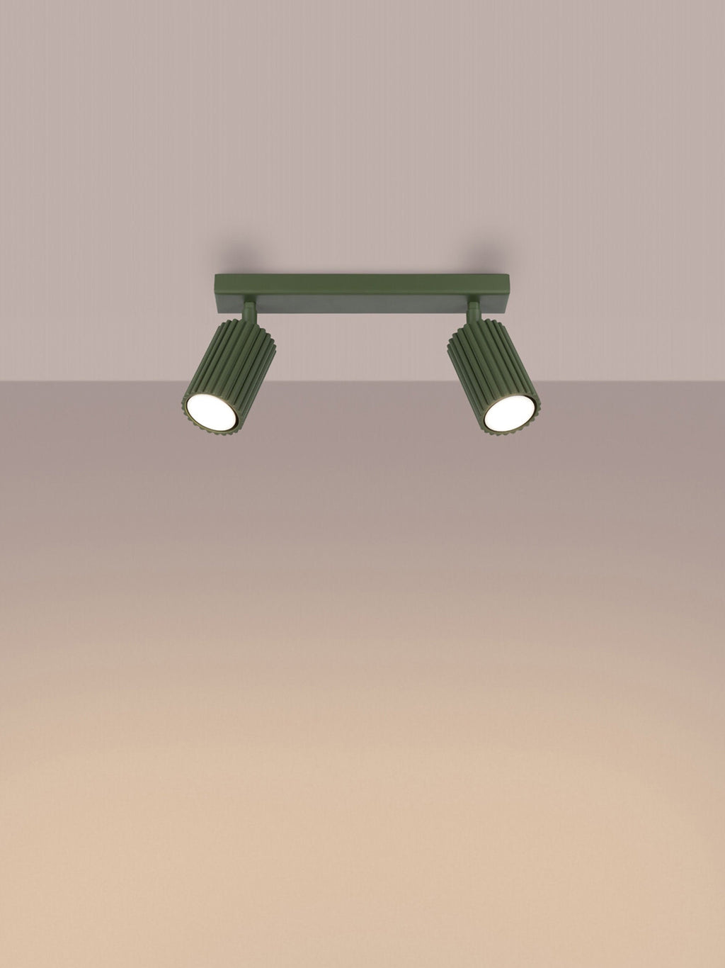 Spot plafond Jolef - Vert olive