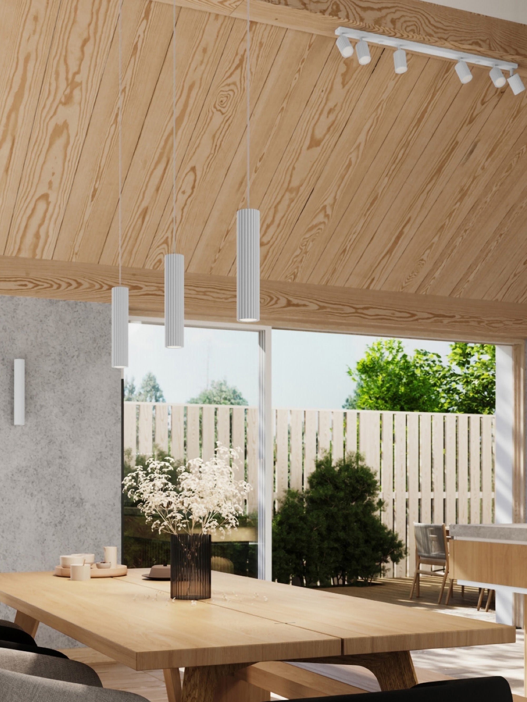 Applique murale Up & Hart - Blanc