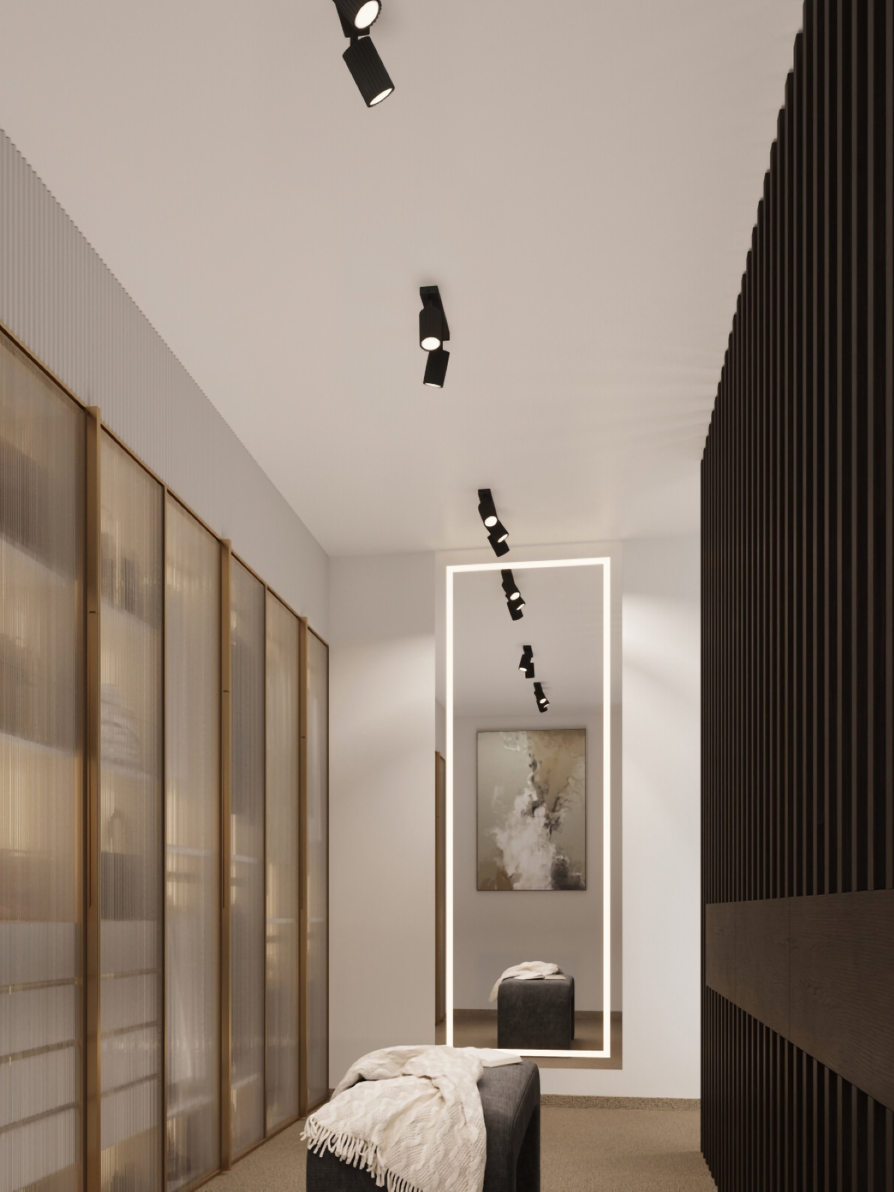 Spot plafond Jolef - Noir