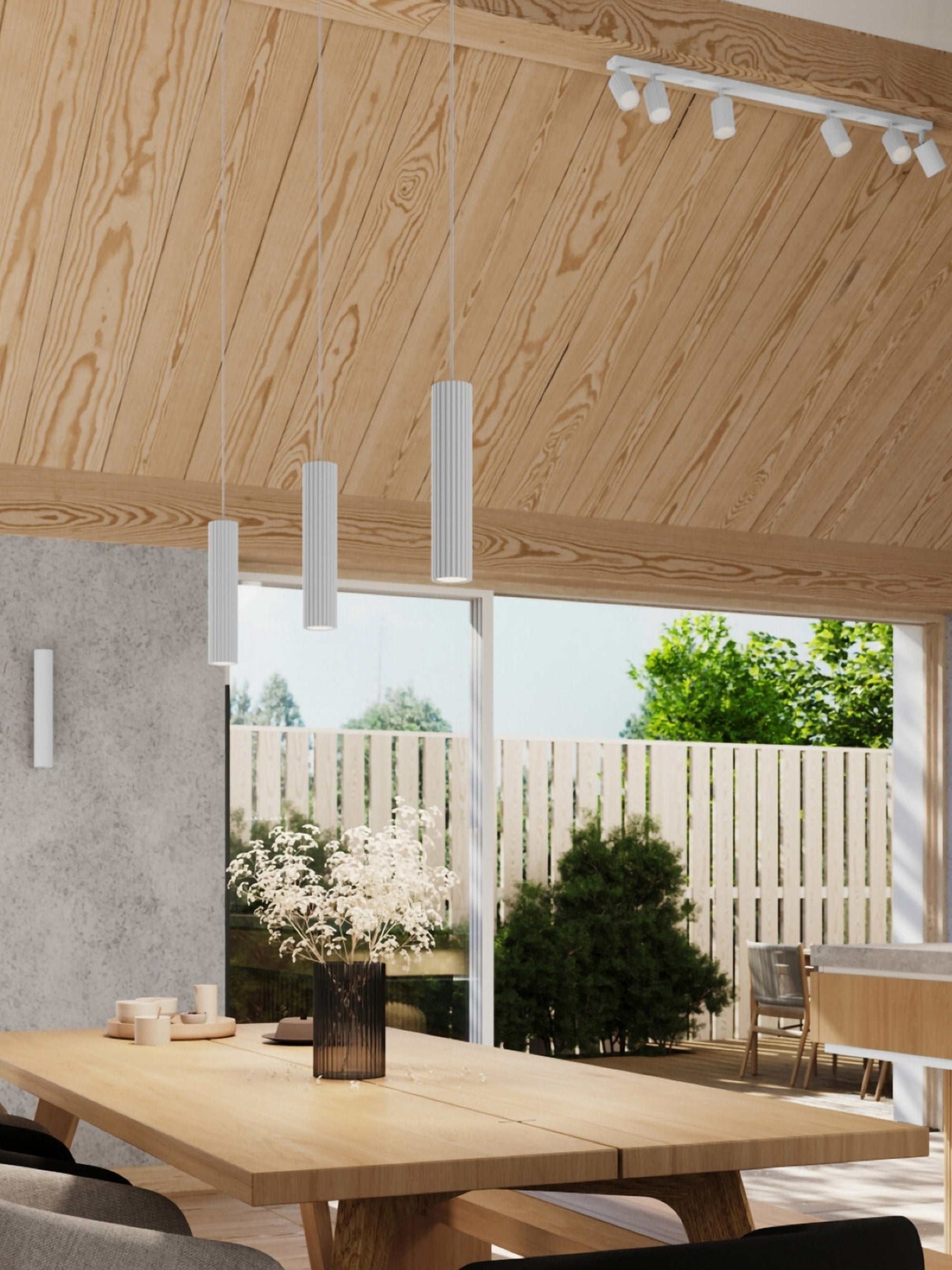 Applique murale Up & Hart - Blanc