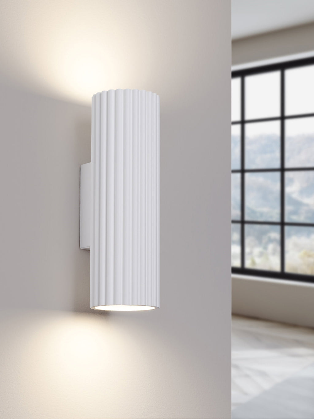 Applique murale Up & Hart - Blanc