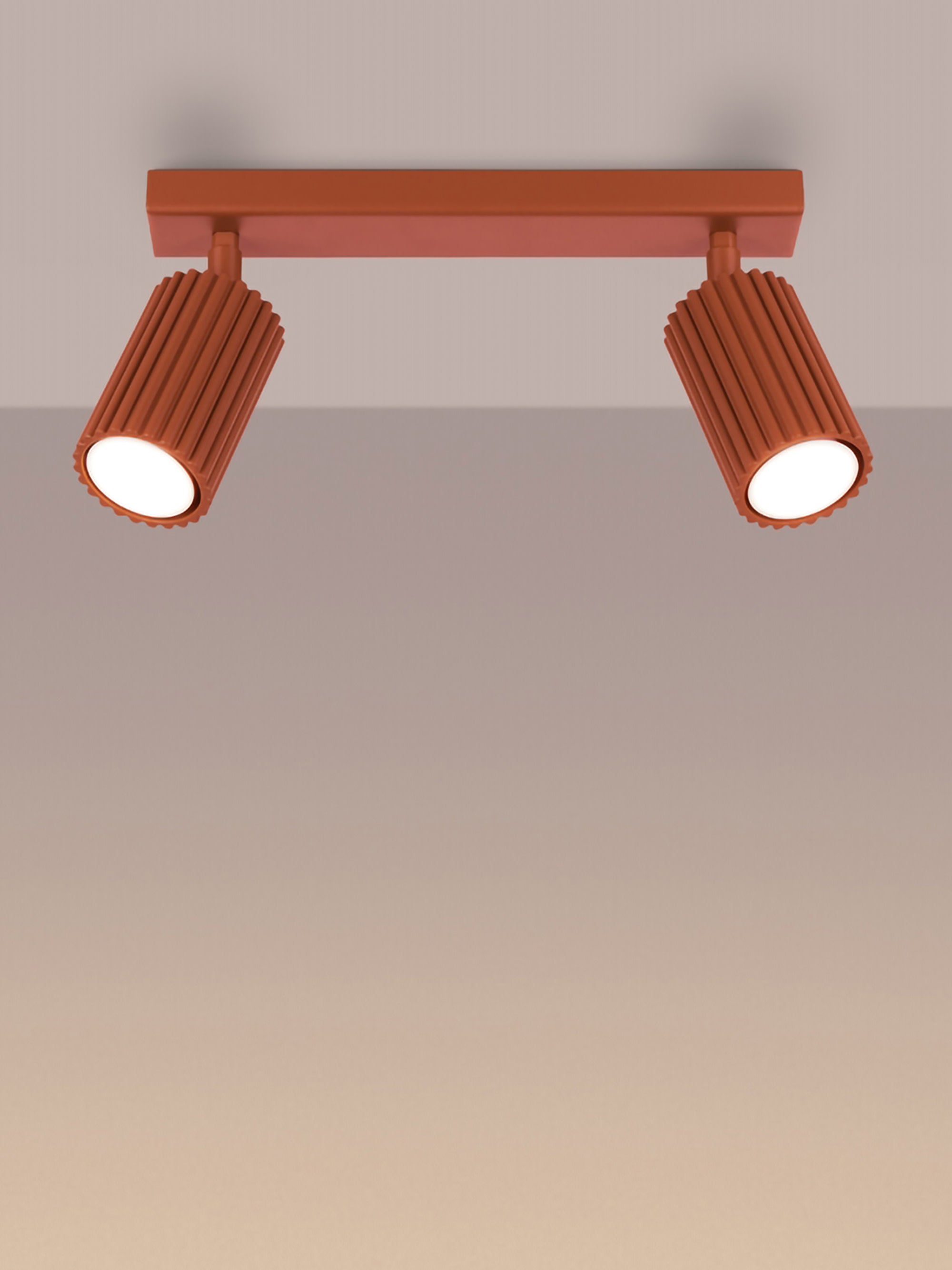 Spot plafond Jolef - Terracotta