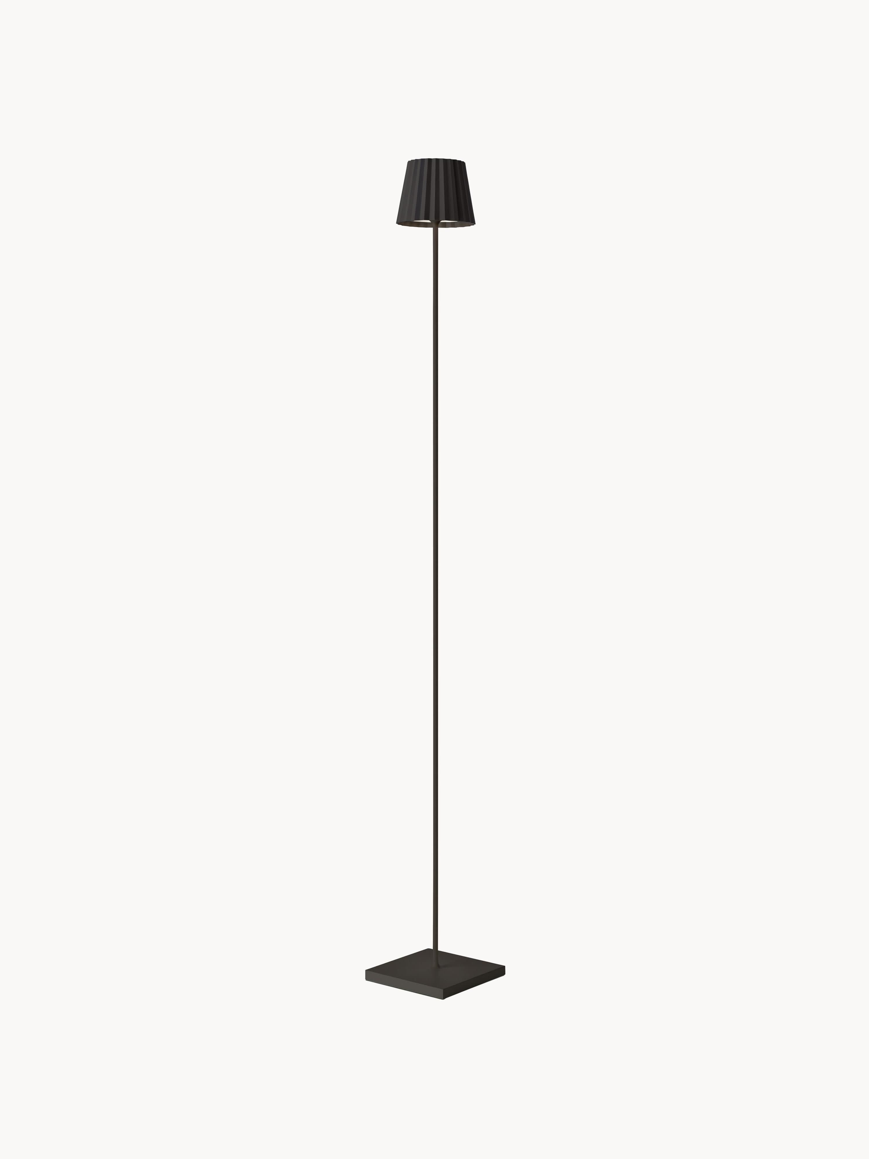 Lampadaire d'extérieur LED mobile Troll 2.0, intensité ajustable - Noir