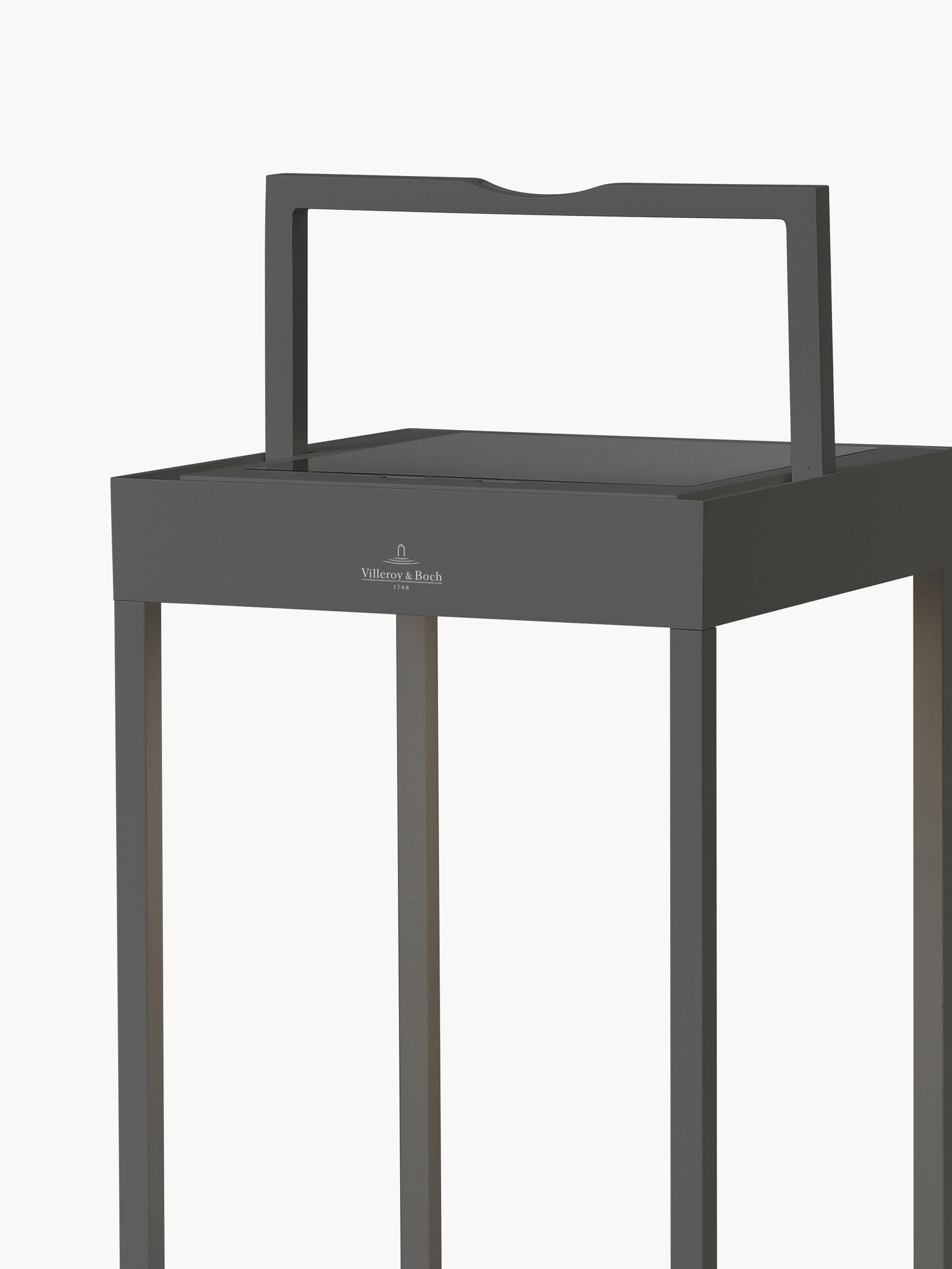 Lampadaire d'extérieur LED mobile Worthy, intensité ajustable - Anthracite