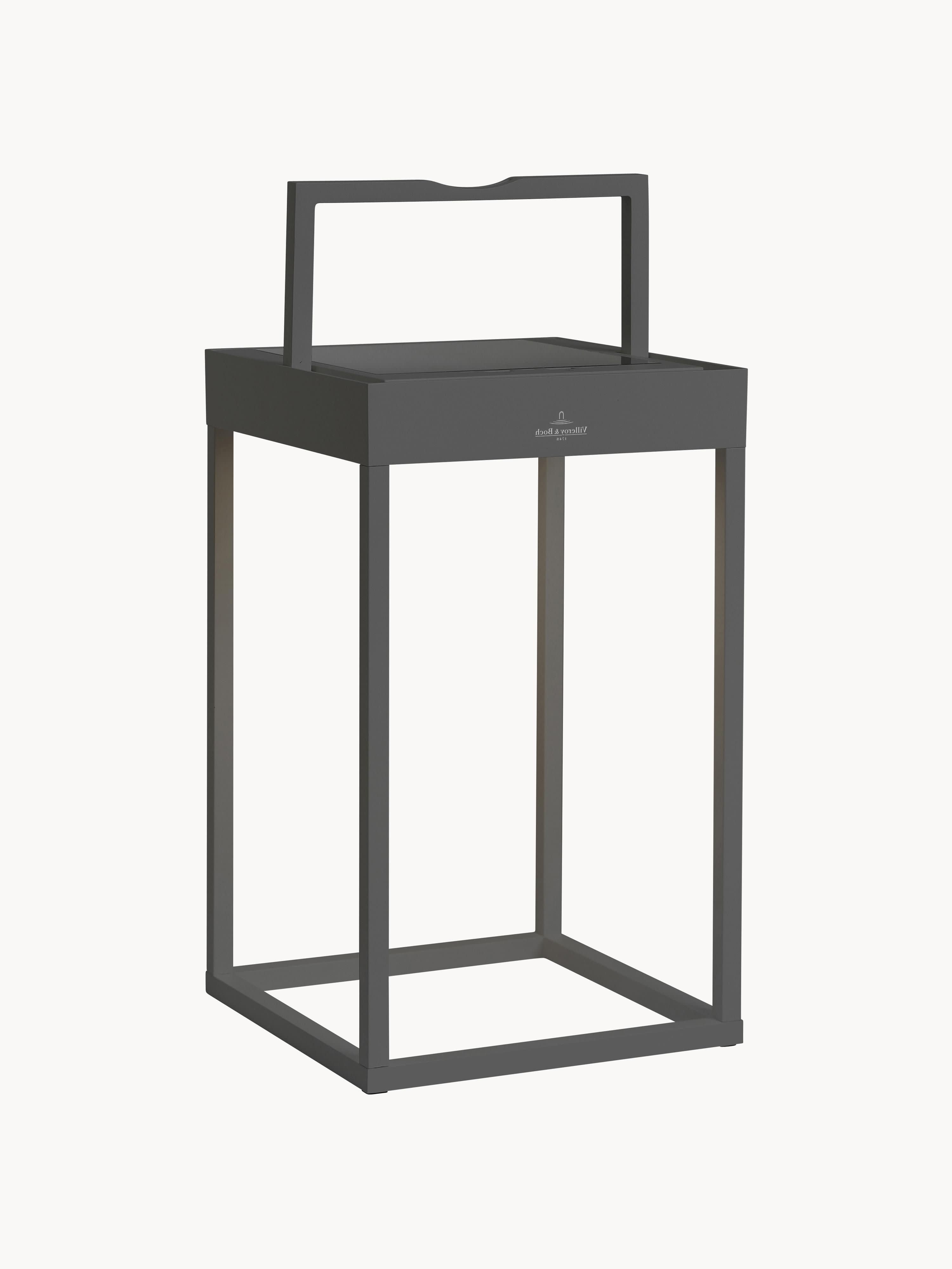 Lampadaire d'extérieur LED mobile Worthy, intensité ajustable - Anthracite