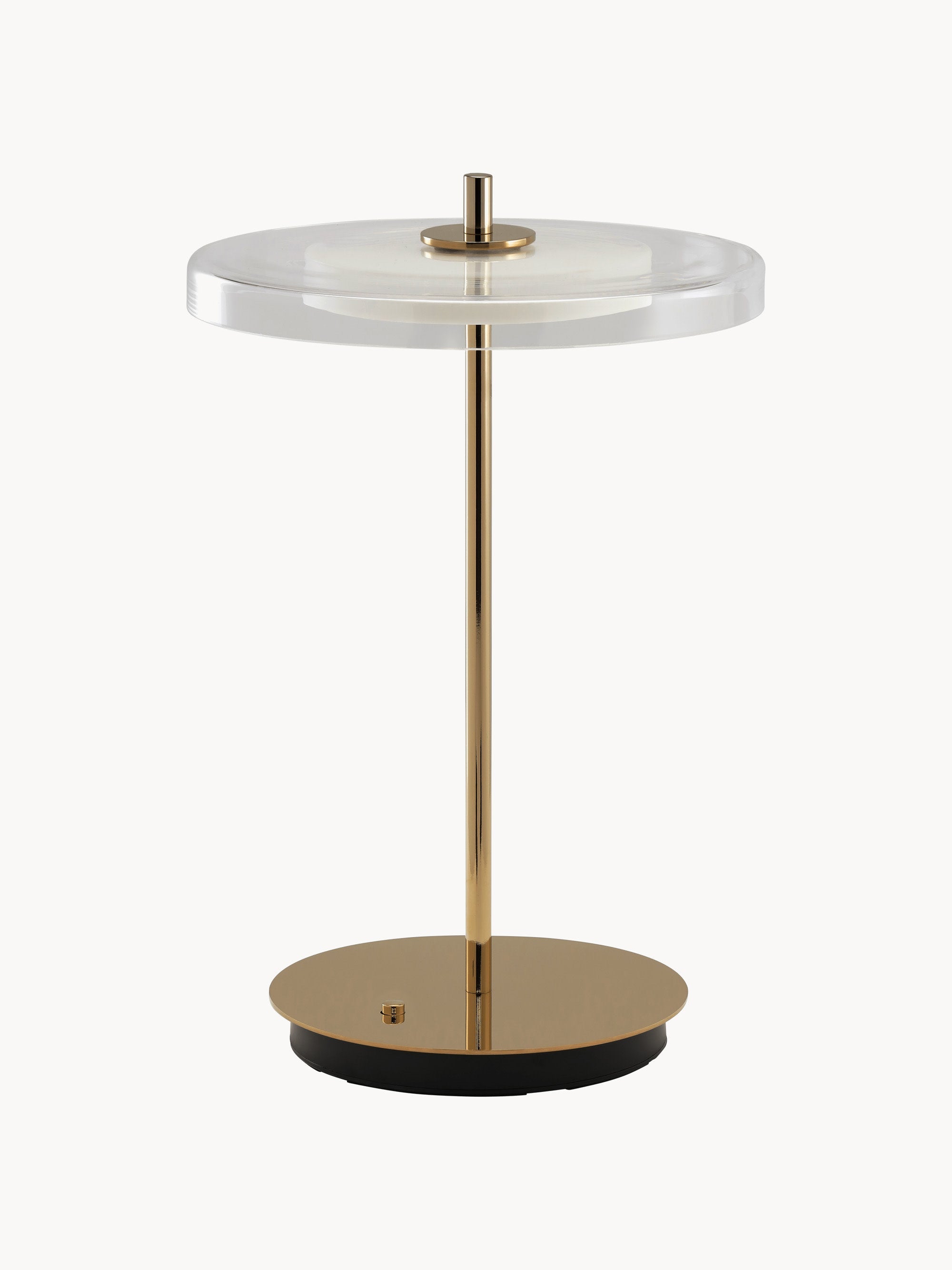 Lampe à poser portable Faulkner, intensité ajustable - Doré, transparent