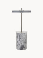 Lampe à poser portable Marc, intensité ajustable - Gris clair, marbré, argenté