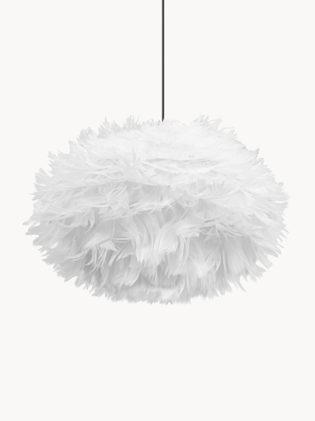 Petite suspension artisanale Oric - Blanc, noir