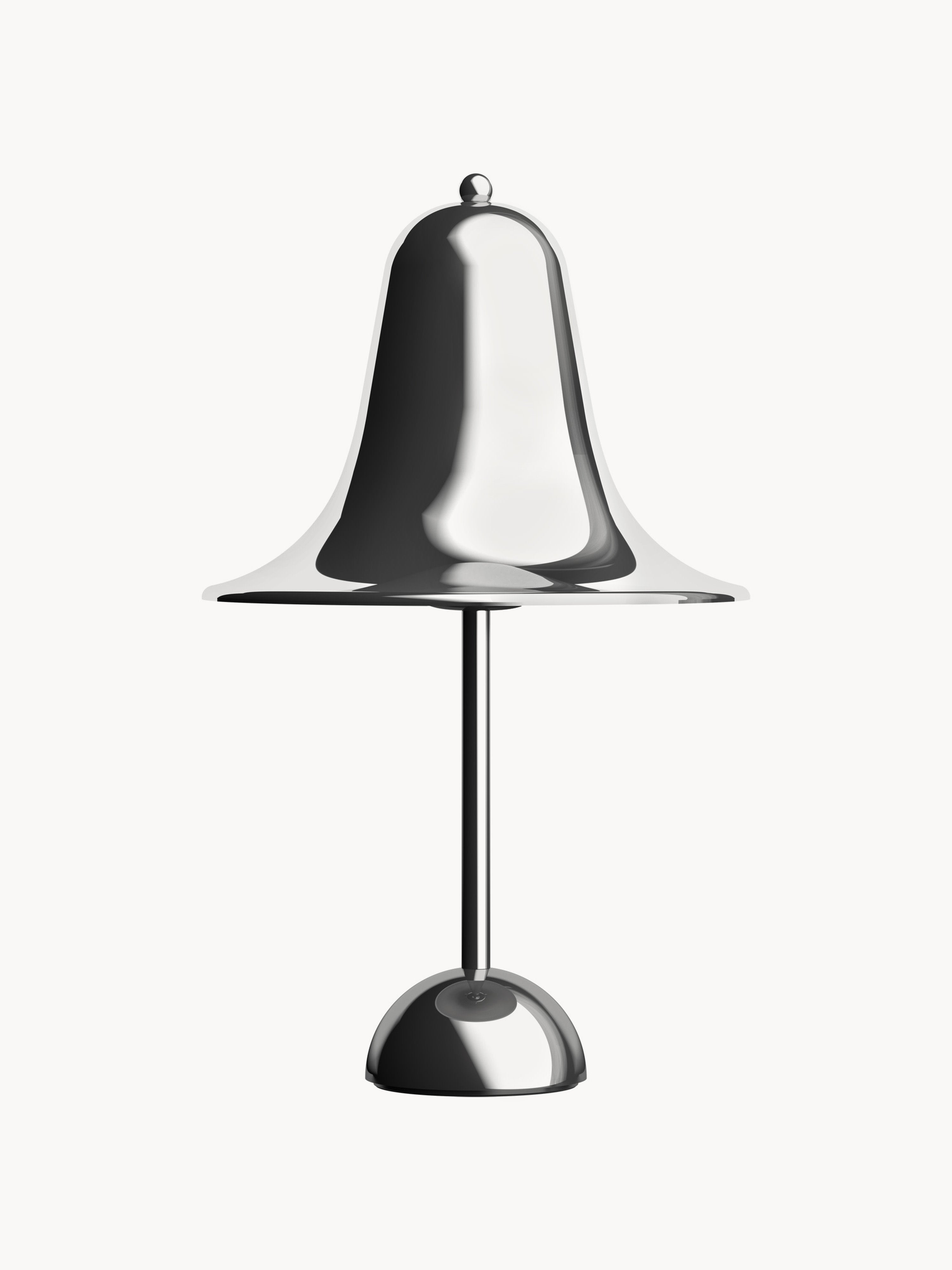 Petite lampe à poser Design Ras - Chrome, argenté