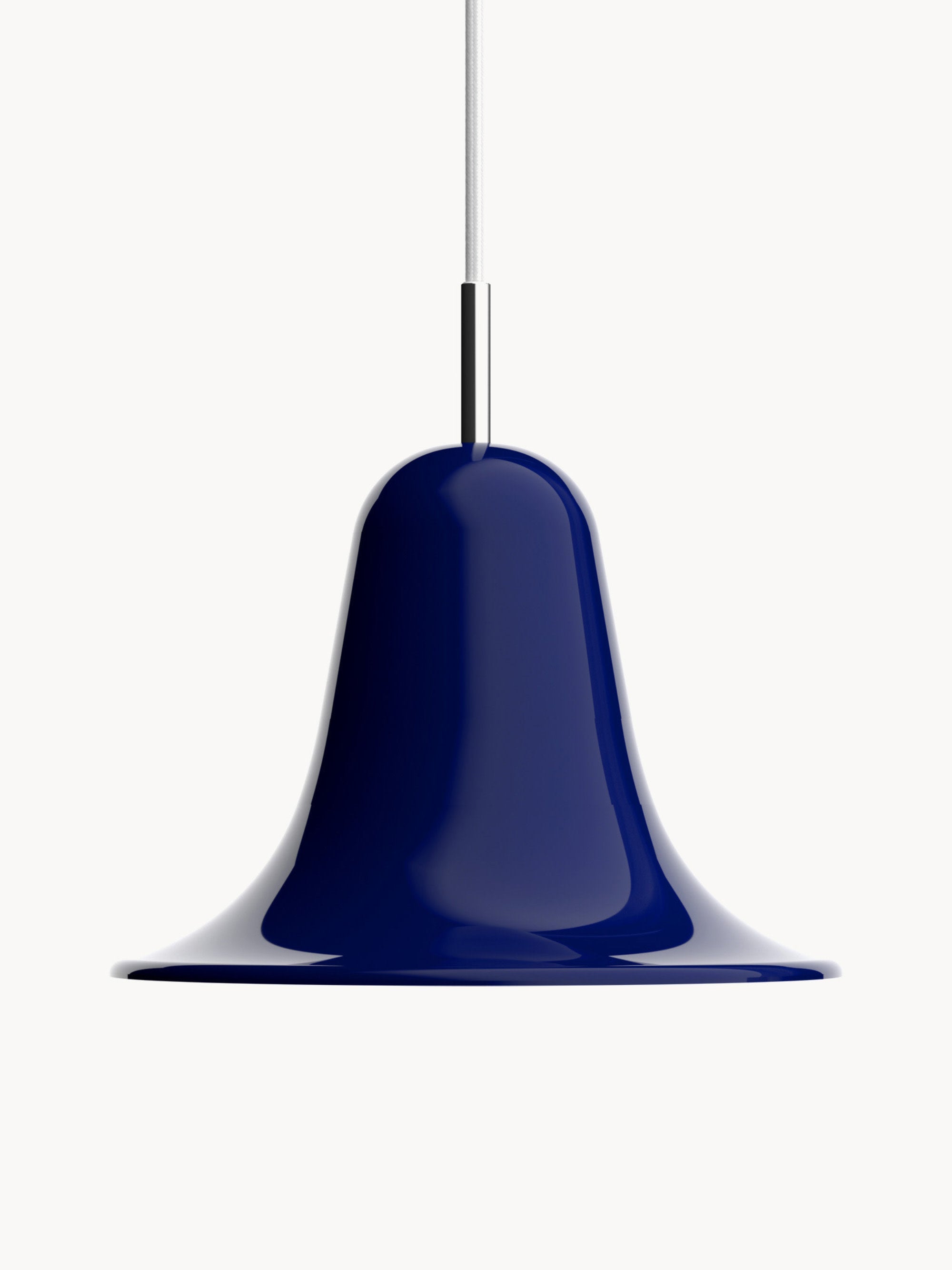 Petite suspension Design Ras - Bleu foncé, argenté
