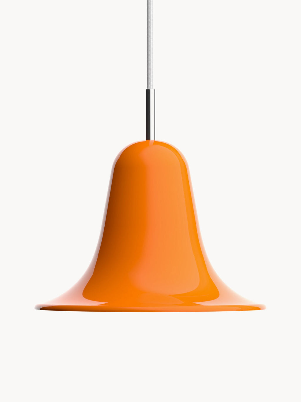 Petite suspension Design Ras - Orange, argenté