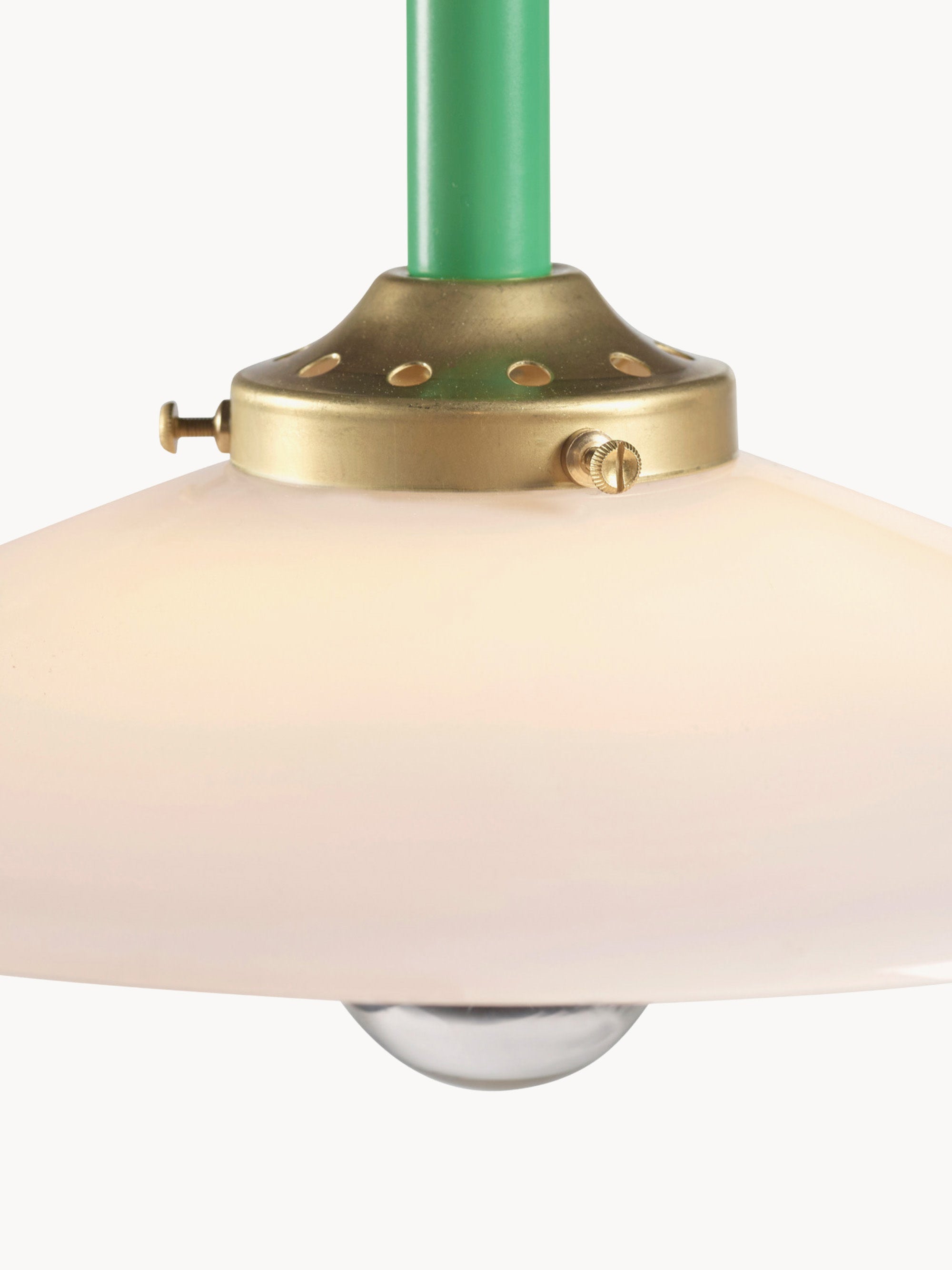 Lampadaire arc fait main avec pied en marbre Liekki - Blanc, vert, gris clair, marbré