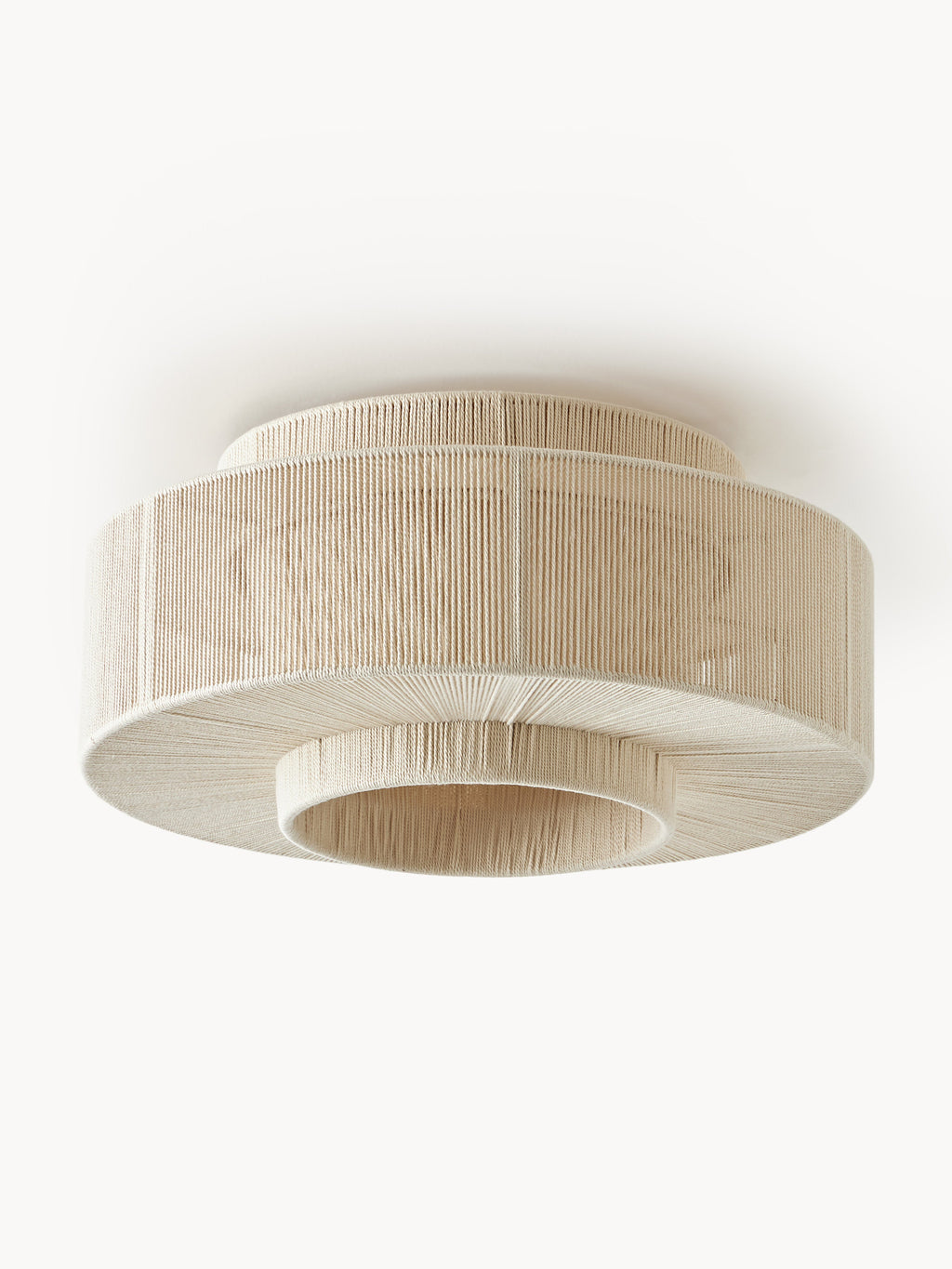 Plafonnier en fils de lin Matias - Beige clair
