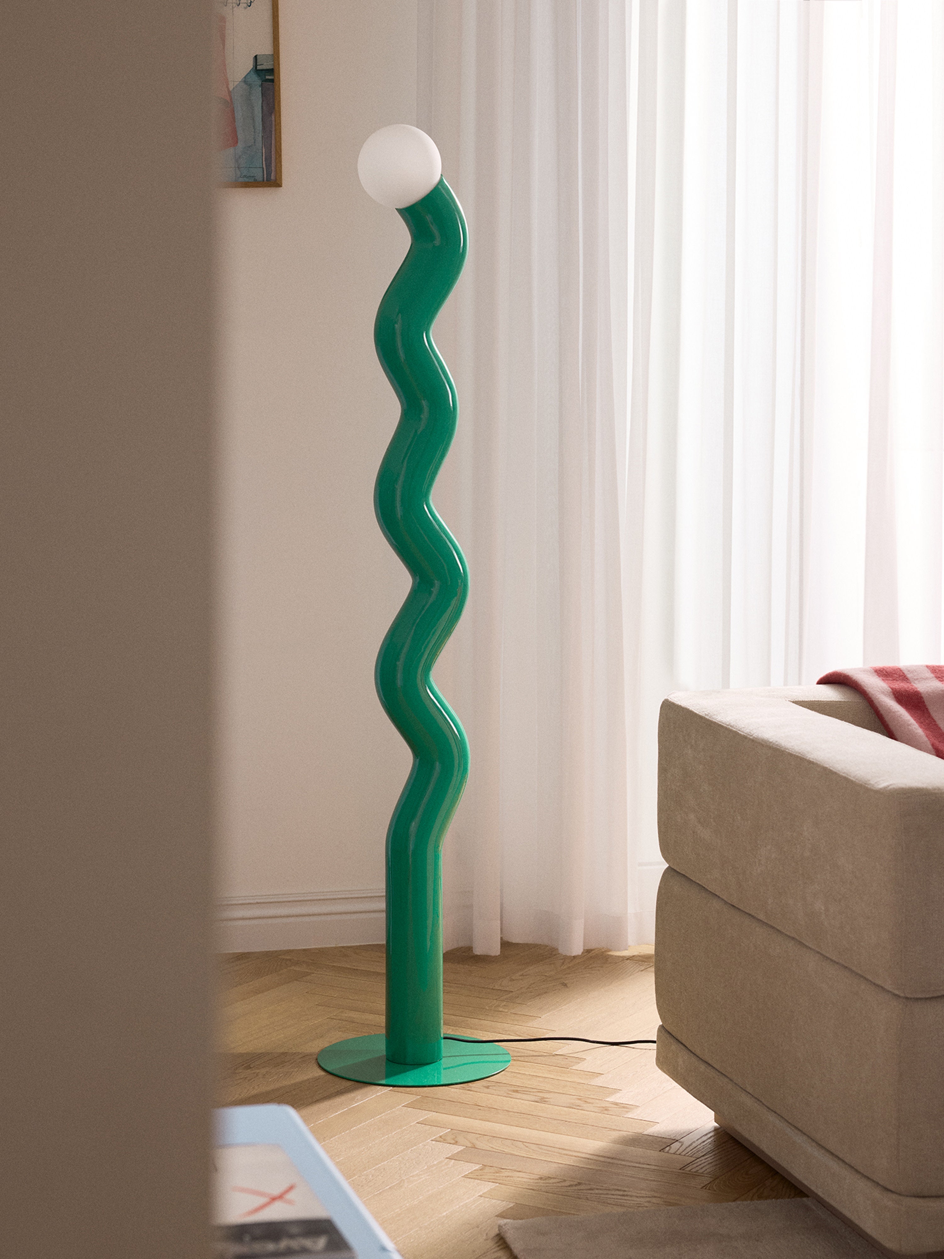 Grand lampadaire Moor - Vert foncé
