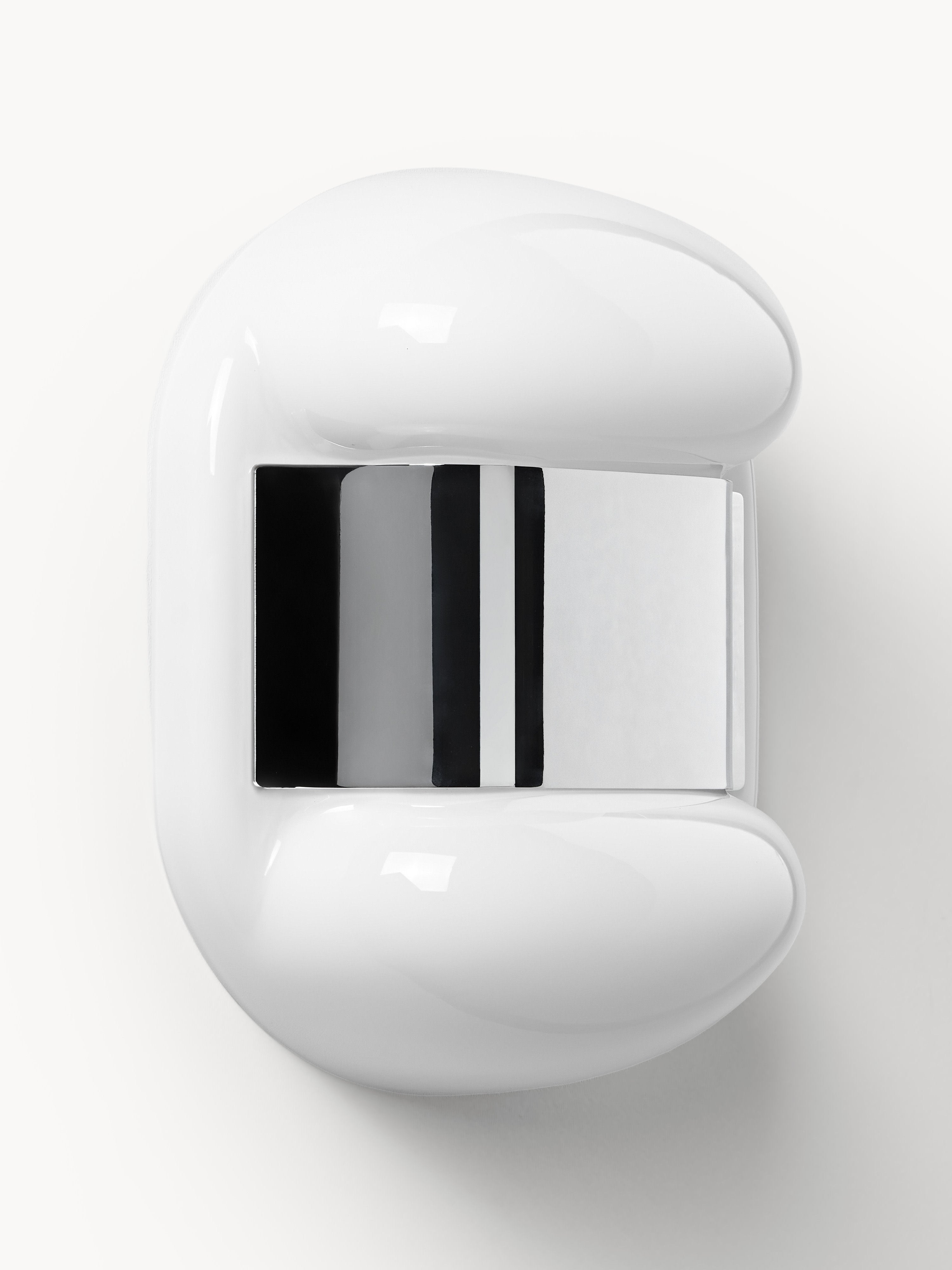 Applique murale LED Amir - Blanc, argenté haute brillance