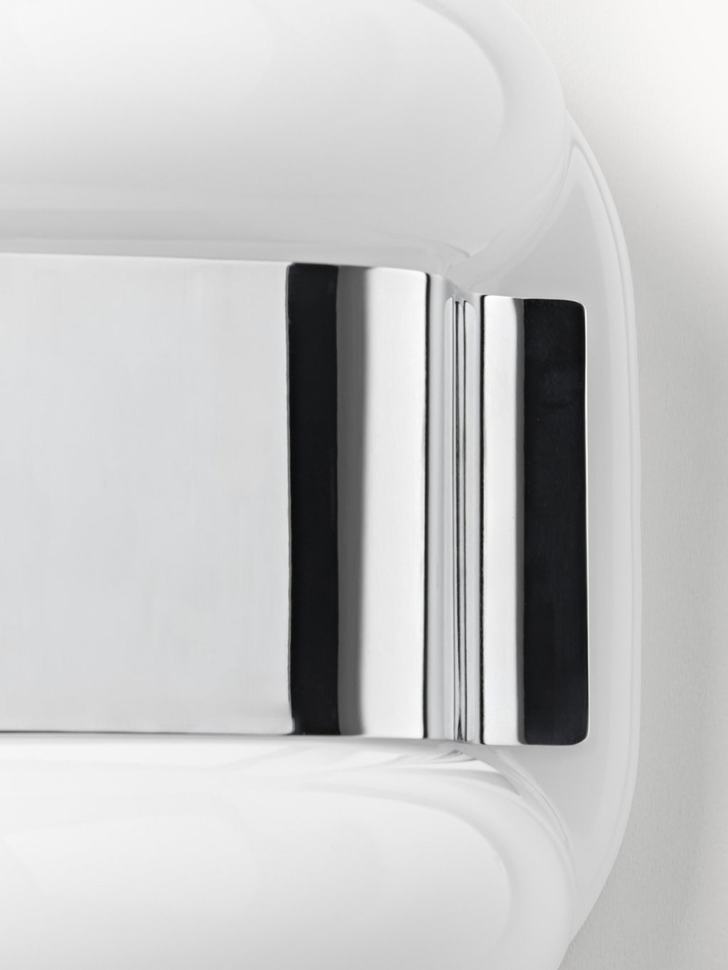 Applique murale LED Amir - Blanc, argenté haute brillance