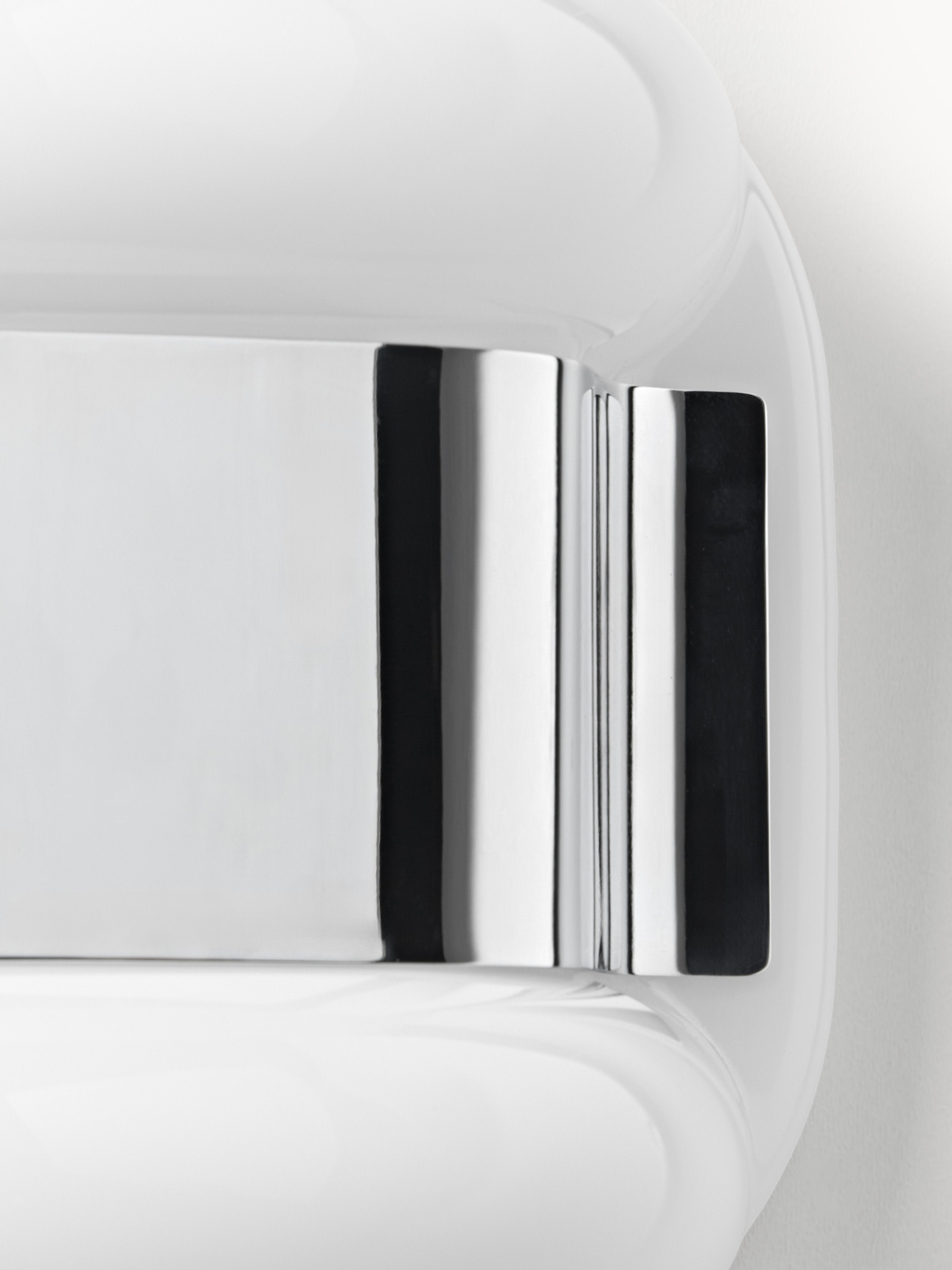 Applique murale LED Amir - Blanc, argenté haute brillance