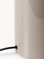 Petite lampe à poser rétro Elmo - Taupe, haute brillance