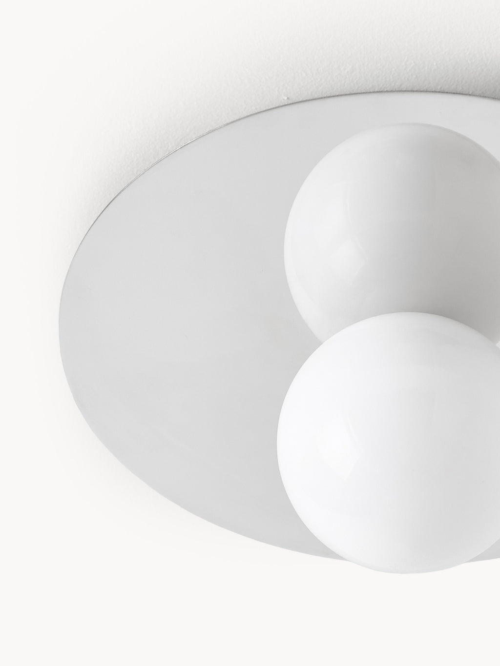 Spot encastré mur et plafond Daven - Chrome, blanc