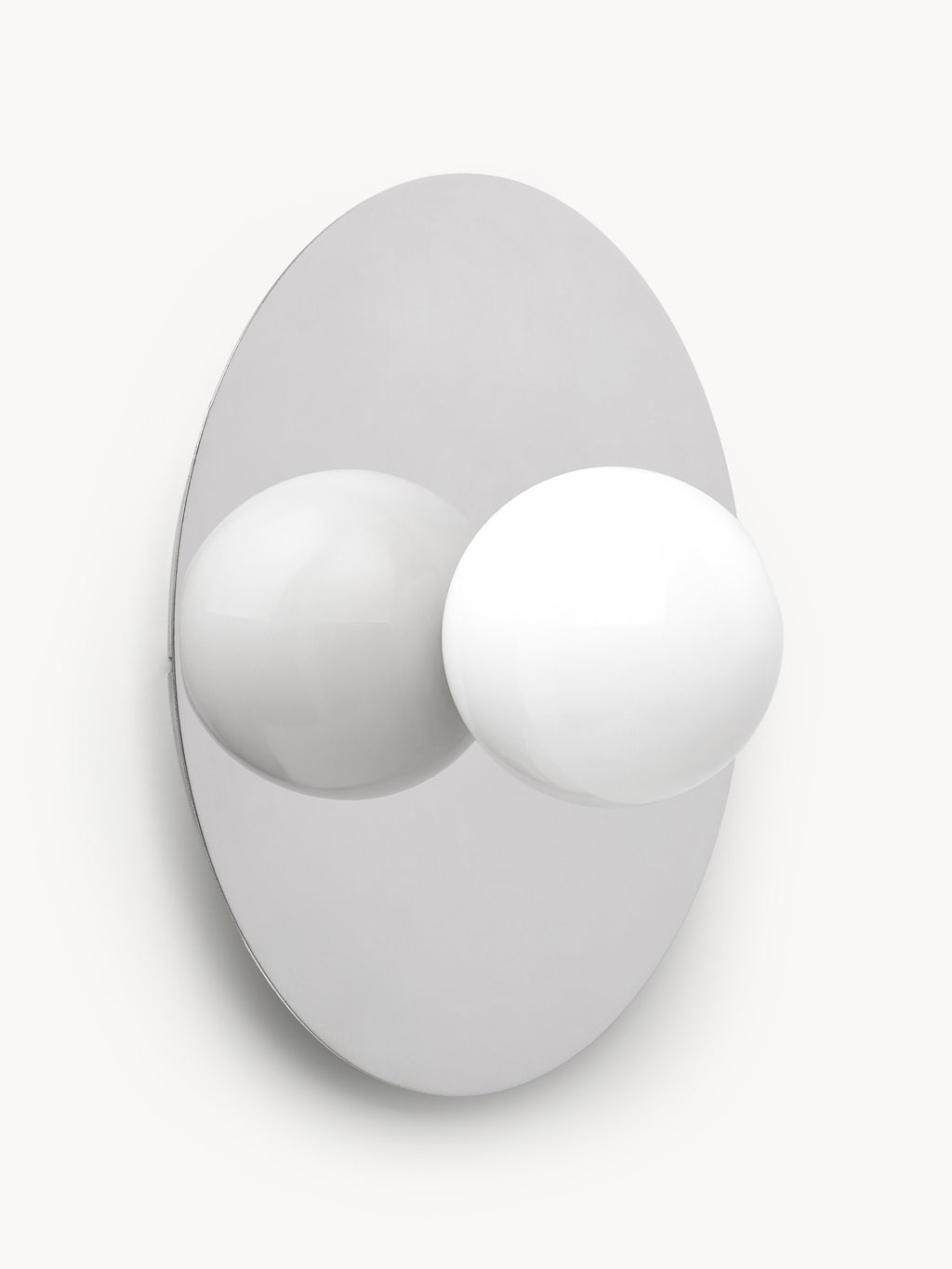 Spot encastré mur et plafond Daven - Chrome, blanc