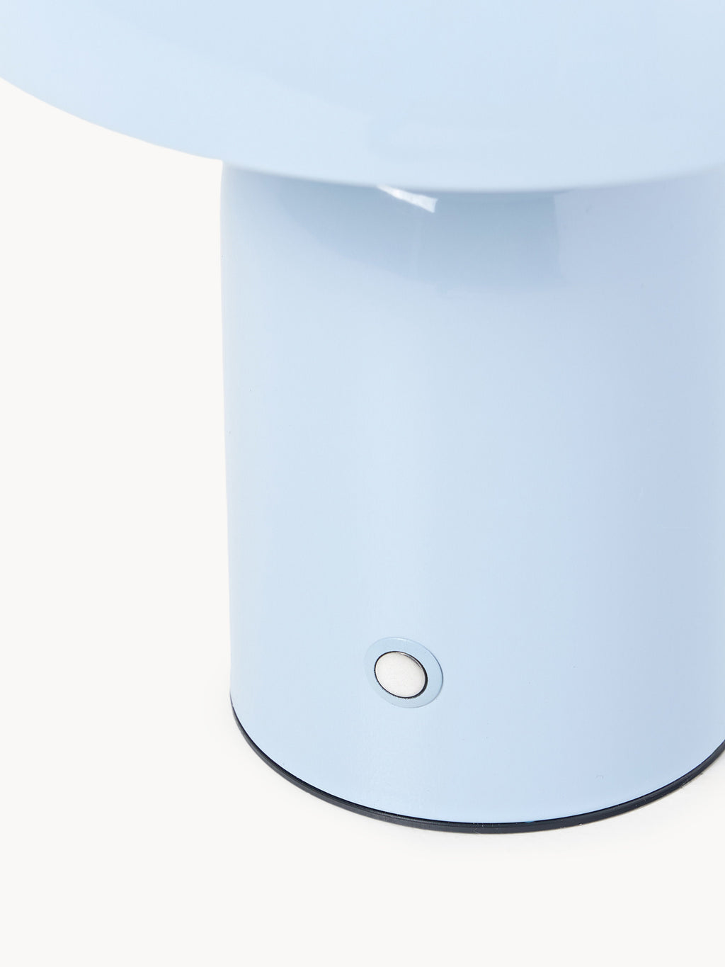 Petite lampe à poser LED Elmo, intensité ajustable - Bleu ciel, haute brillance