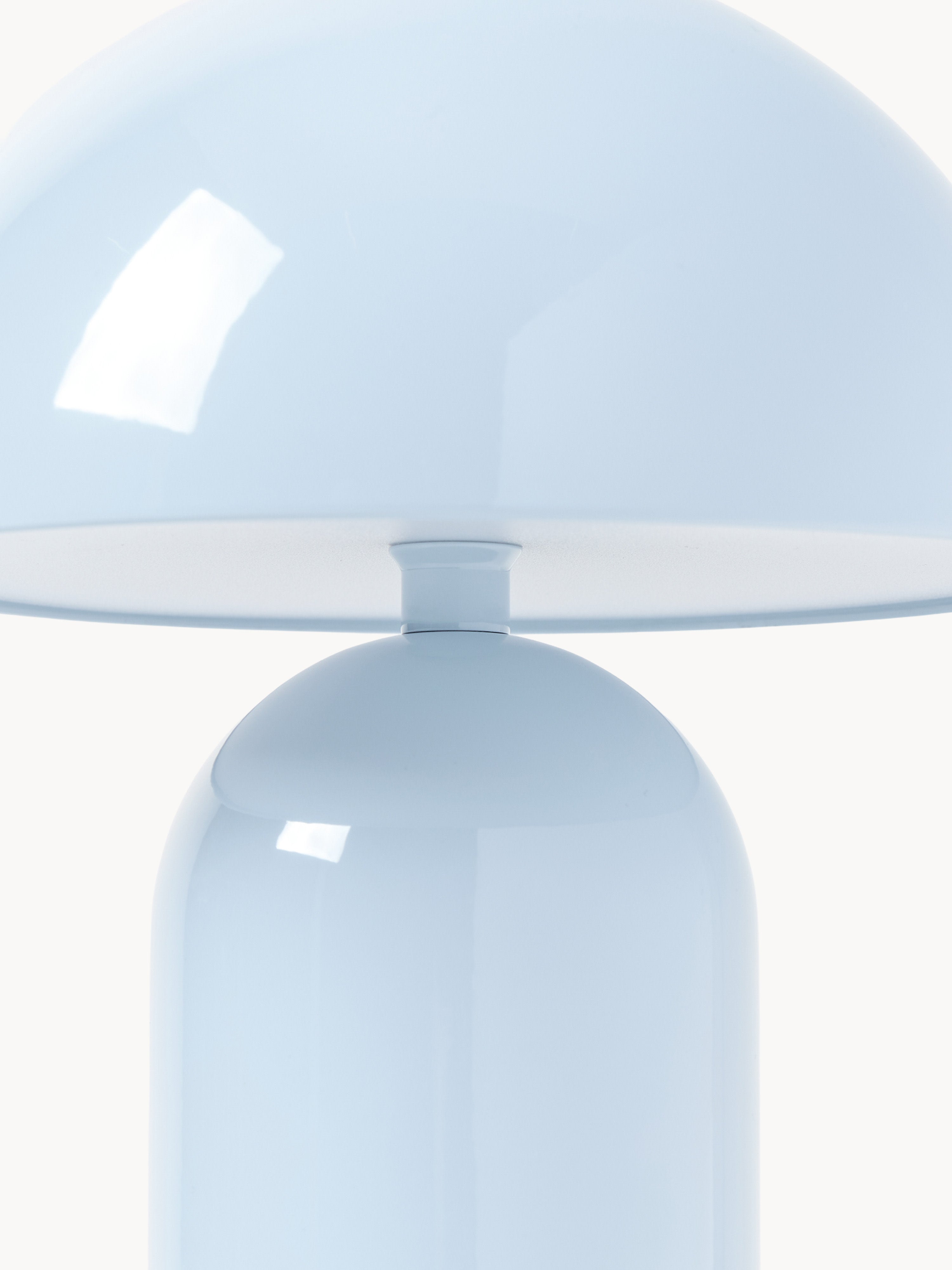 Petite lampe à poser LED Elmo, intensité ajustable - Bleu ciel, haute brillance