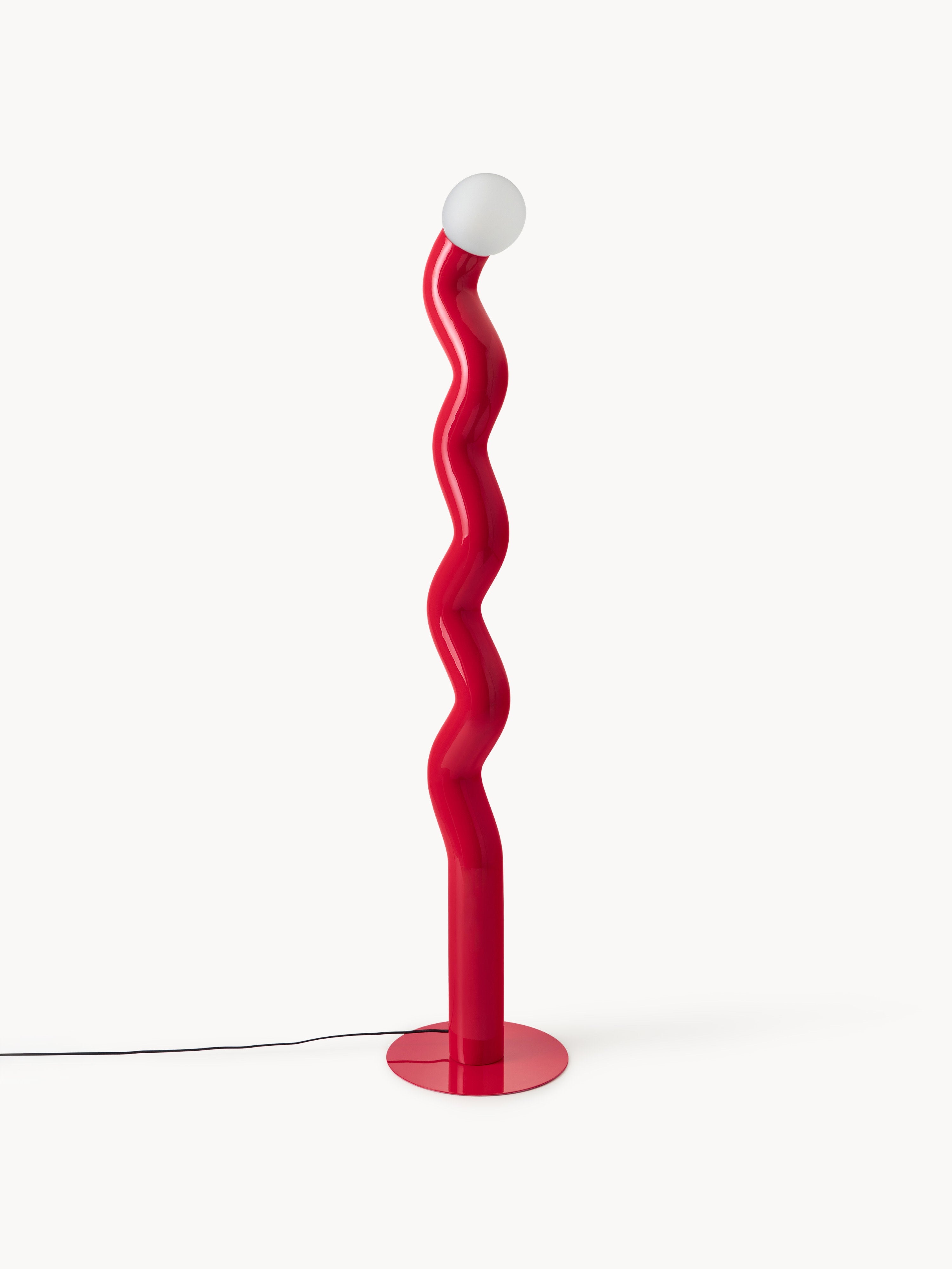 Grand lampadaire Moor - Rouge