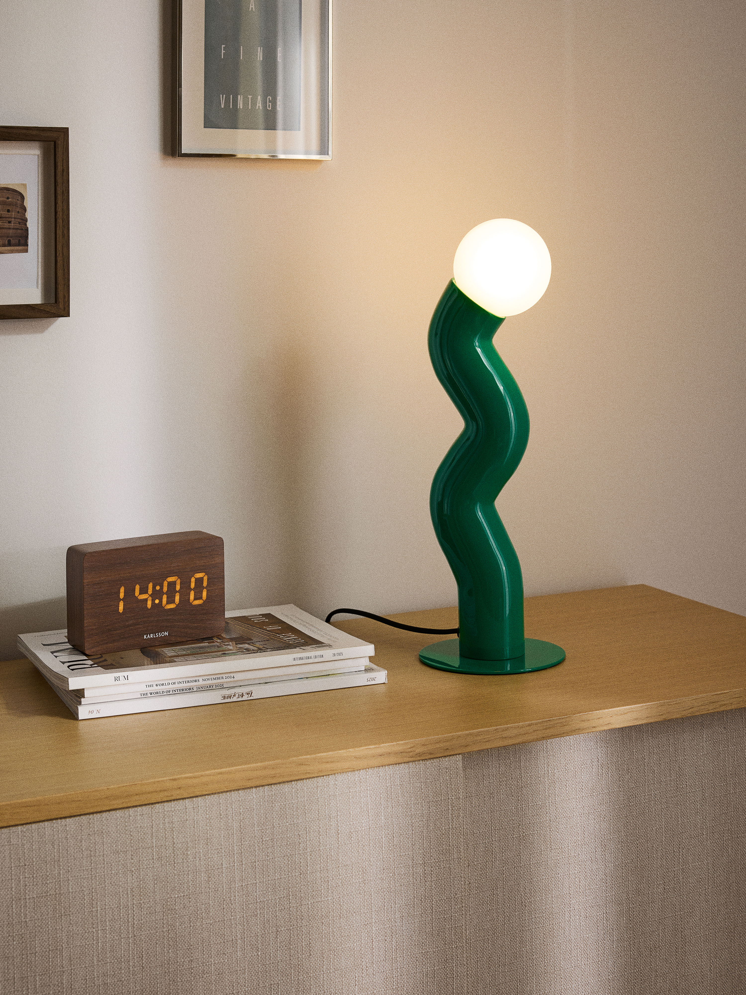 Lampe à poser Moor - Vert foncé