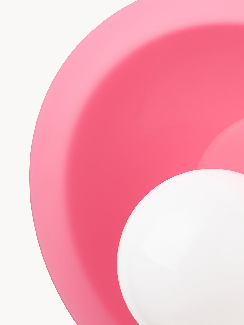 Spot encastré mur et plafond Daven - Rose, blanc