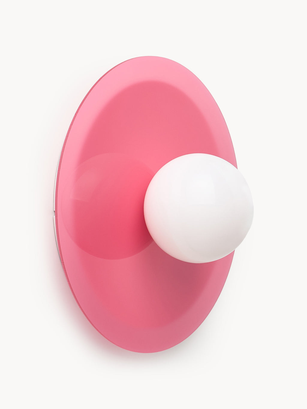 Spot encastré mur et plafond Daven - Rose, blanc