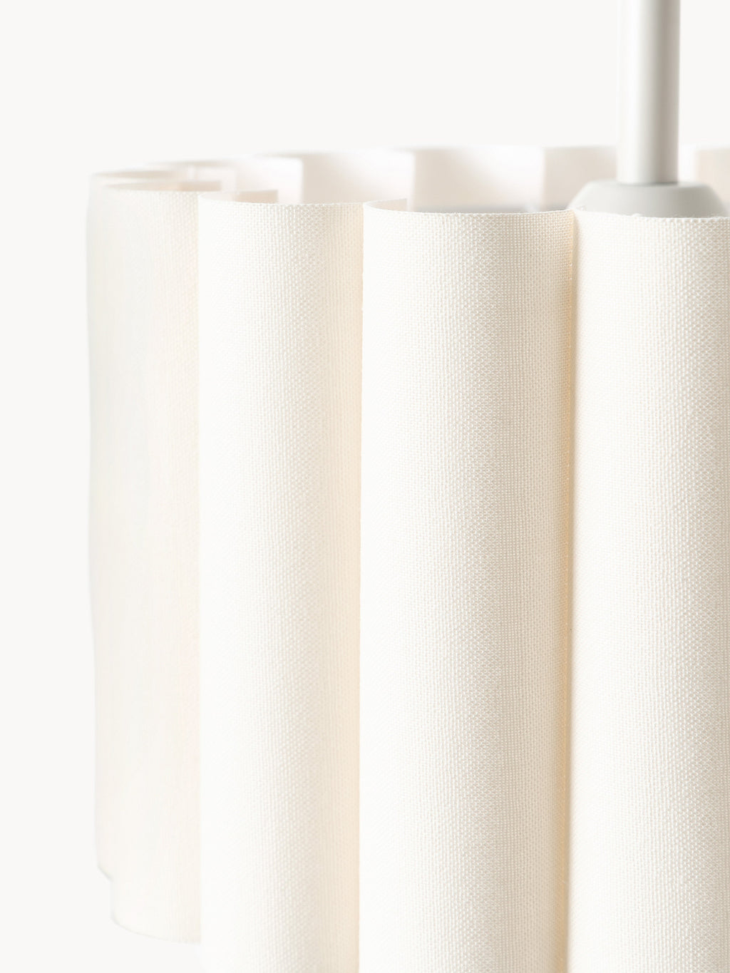 Grande suspension en lin Bjartmar - Beige clair, beige