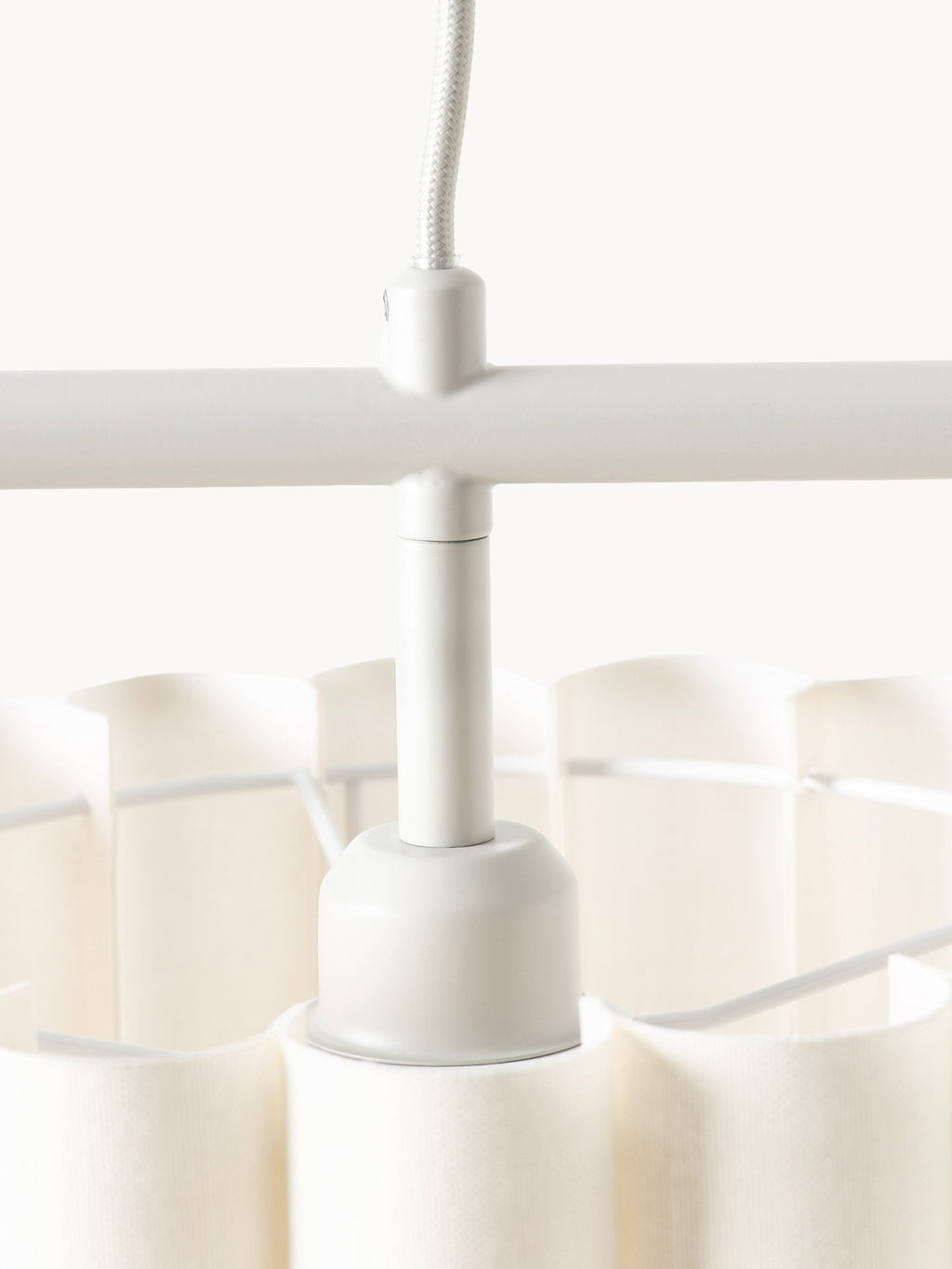 Grande suspension en lin Bjartmar - Beige clair, beige