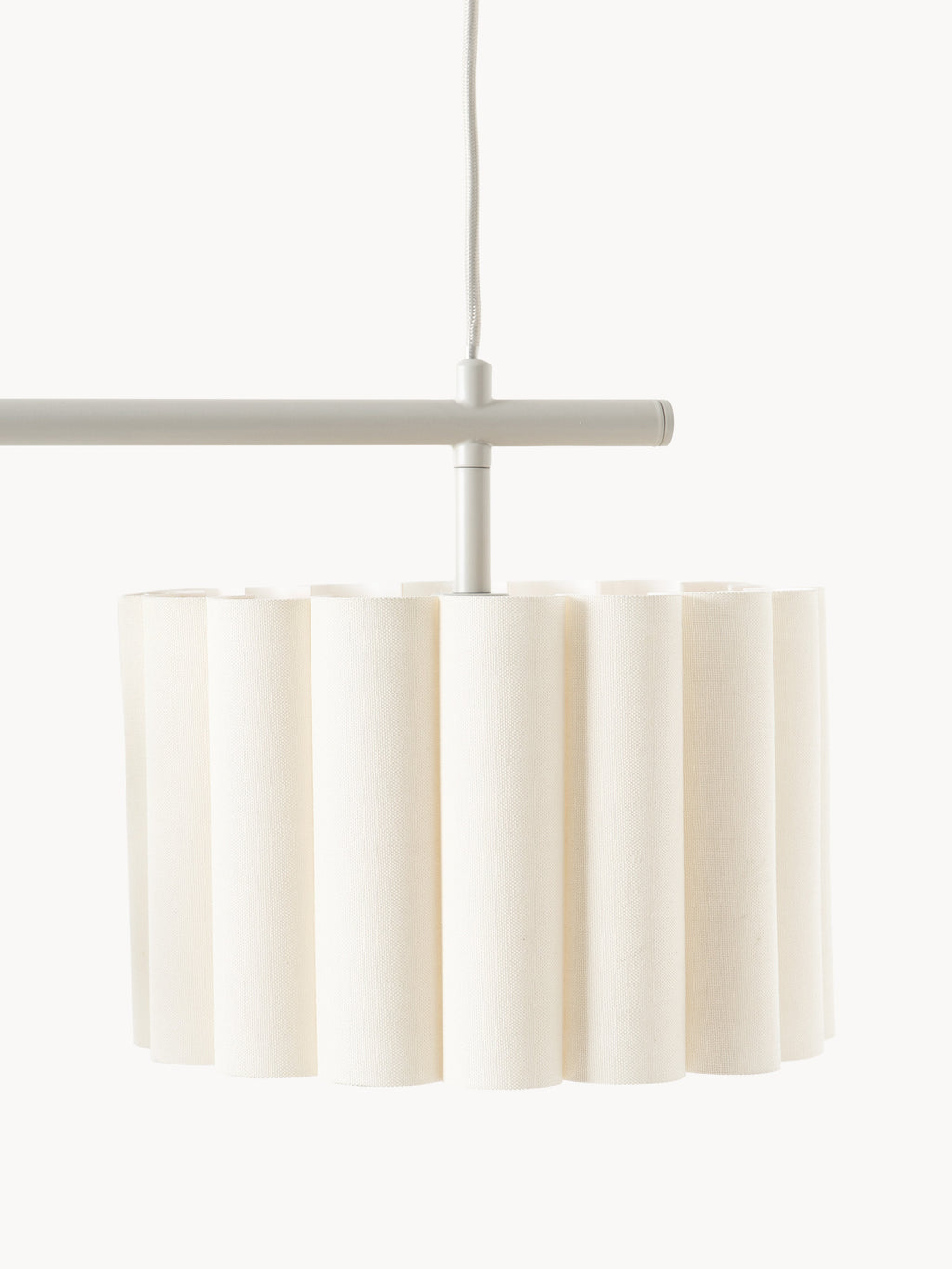 Grande suspension en lin Bjartmar - Beige clair, beige