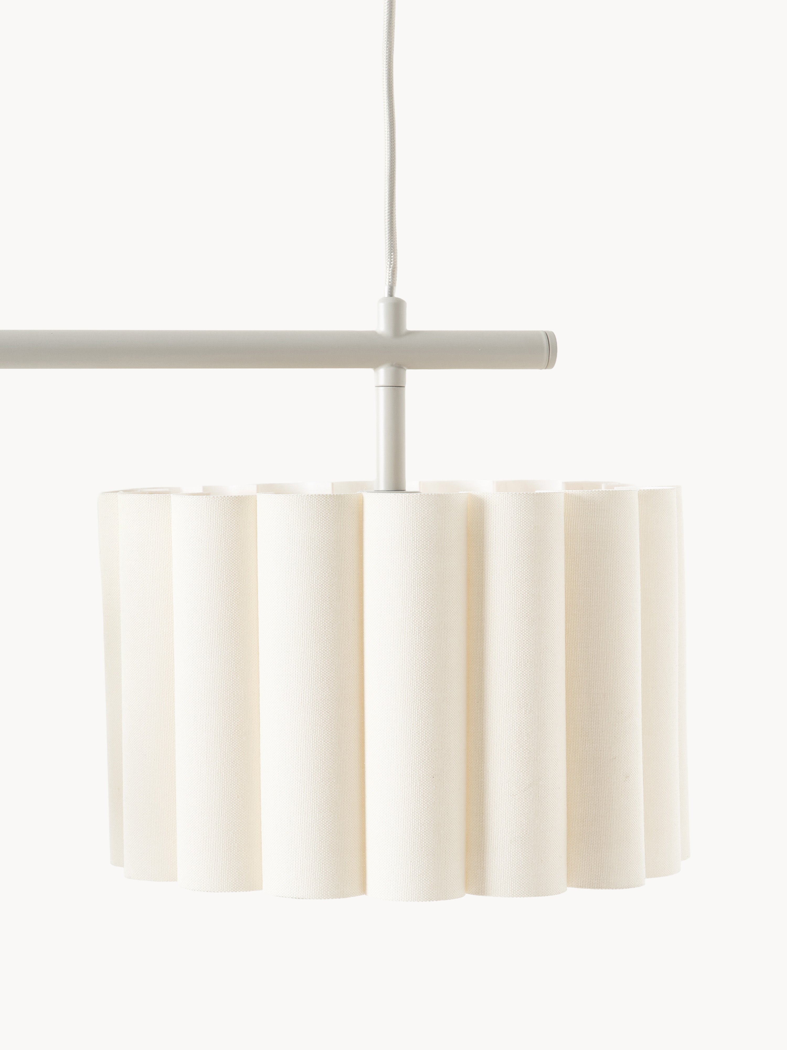 Grande suspension en lin Bjartmar - Beige clair, beige