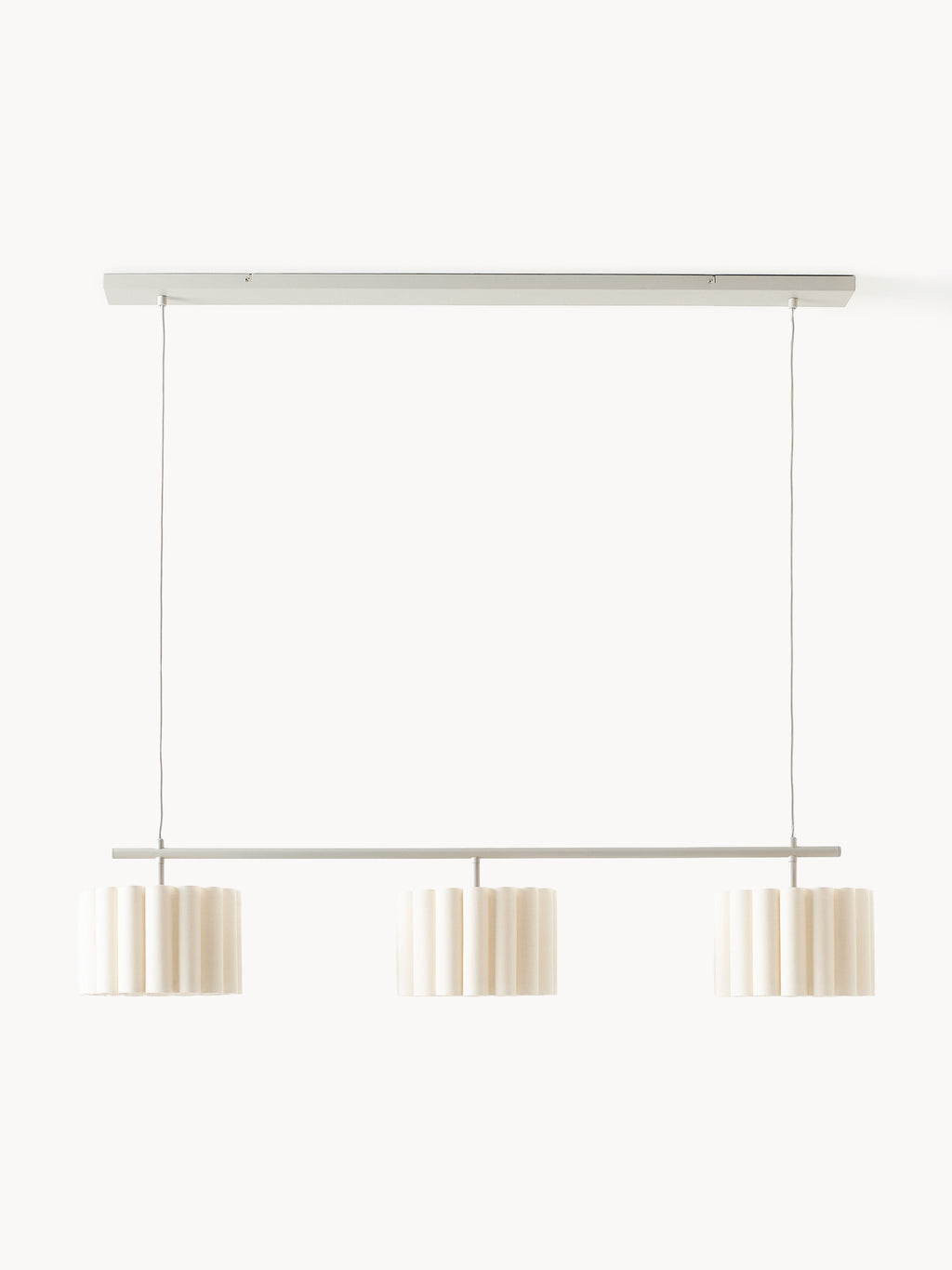 Grande suspension en lin Bjartmar - Beige clair, beige