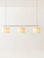 Grande suspension en lin Bjartmar - Beige clair, beige