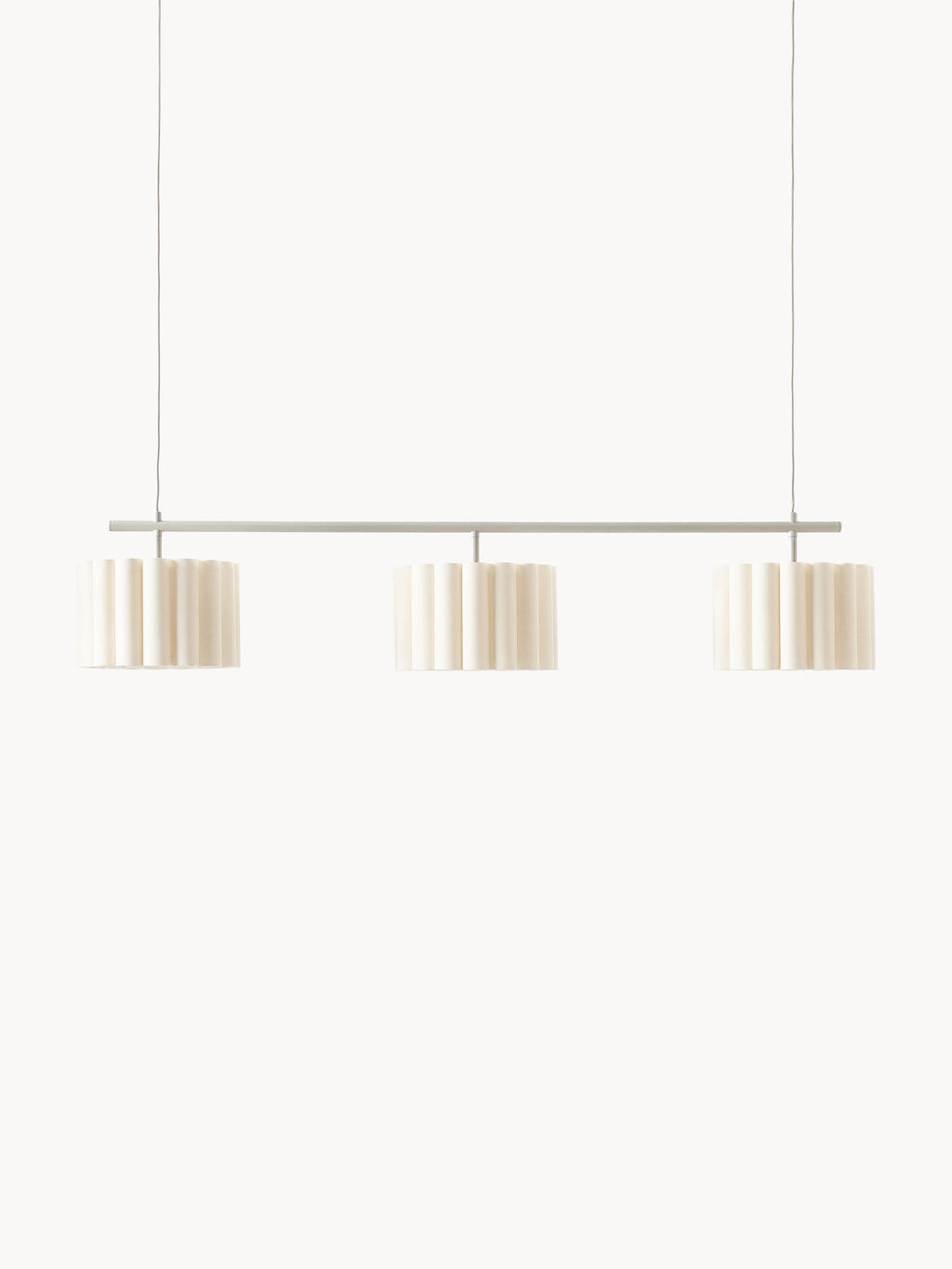 Grande suspension en lin Bjartmar - Beige clair, beige