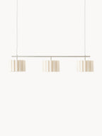 Grande suspension en lin Bjartmar - Beige clair, beige